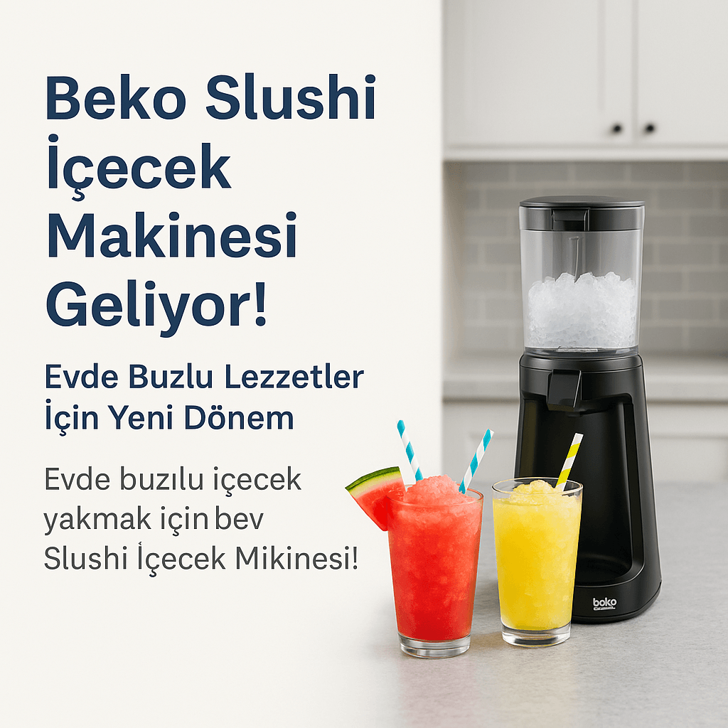 Beko Slushi Makinesi| Beko ve Arçelik Buzlaş Makineleri beko bayilerinde.. çok yakında..