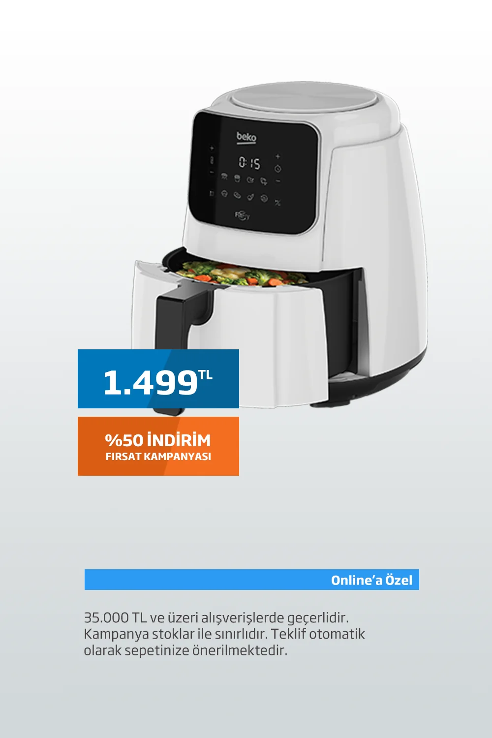 Beko %50 indirim kampanyası