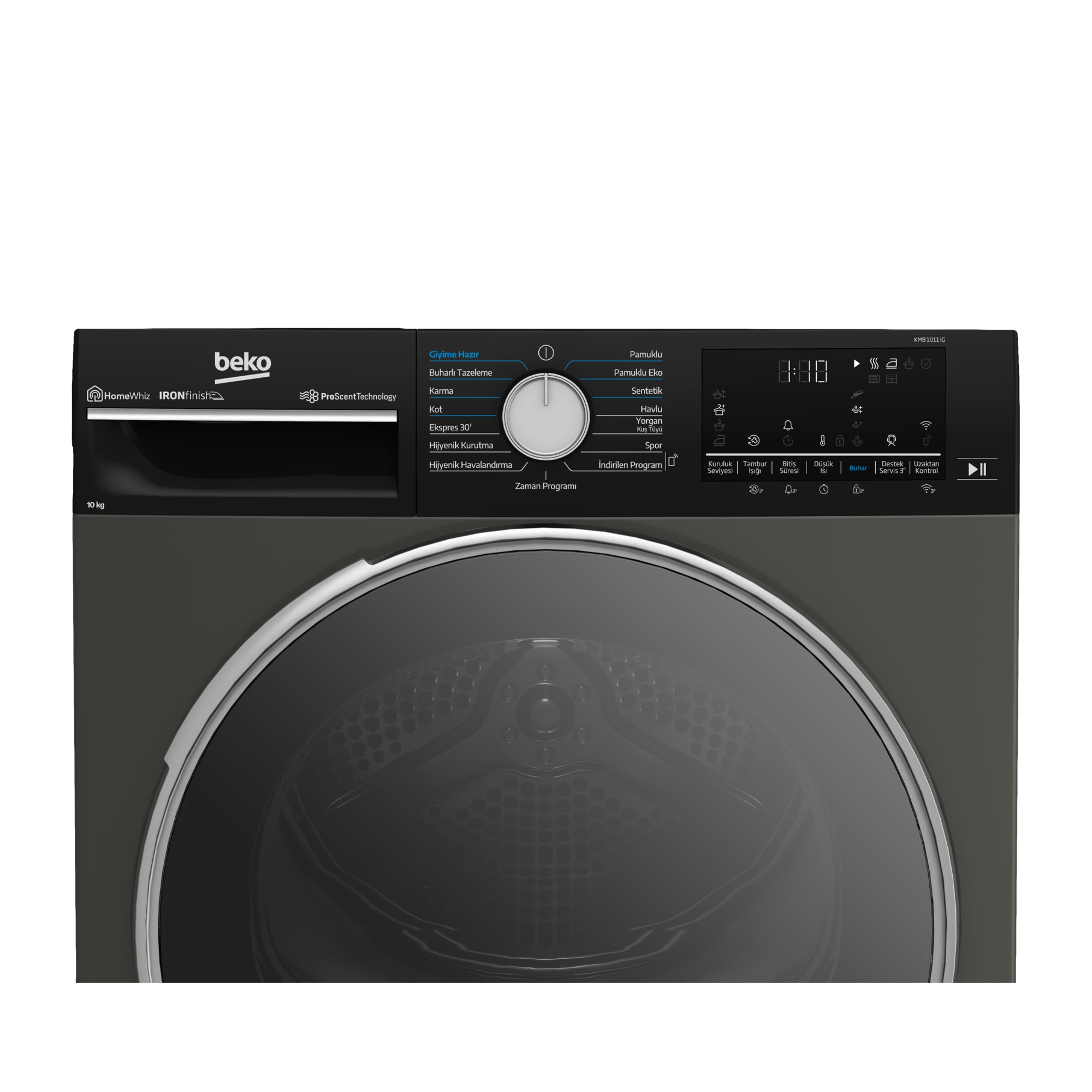 Beko KMB 1011 IG Kurutma Makinesi, IronFinish ile Kolay Ütü