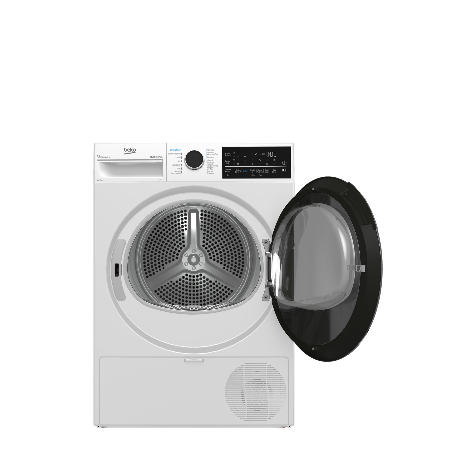 Beko KM 99 B Kurutma Makinesi,Iron Finish WIFI