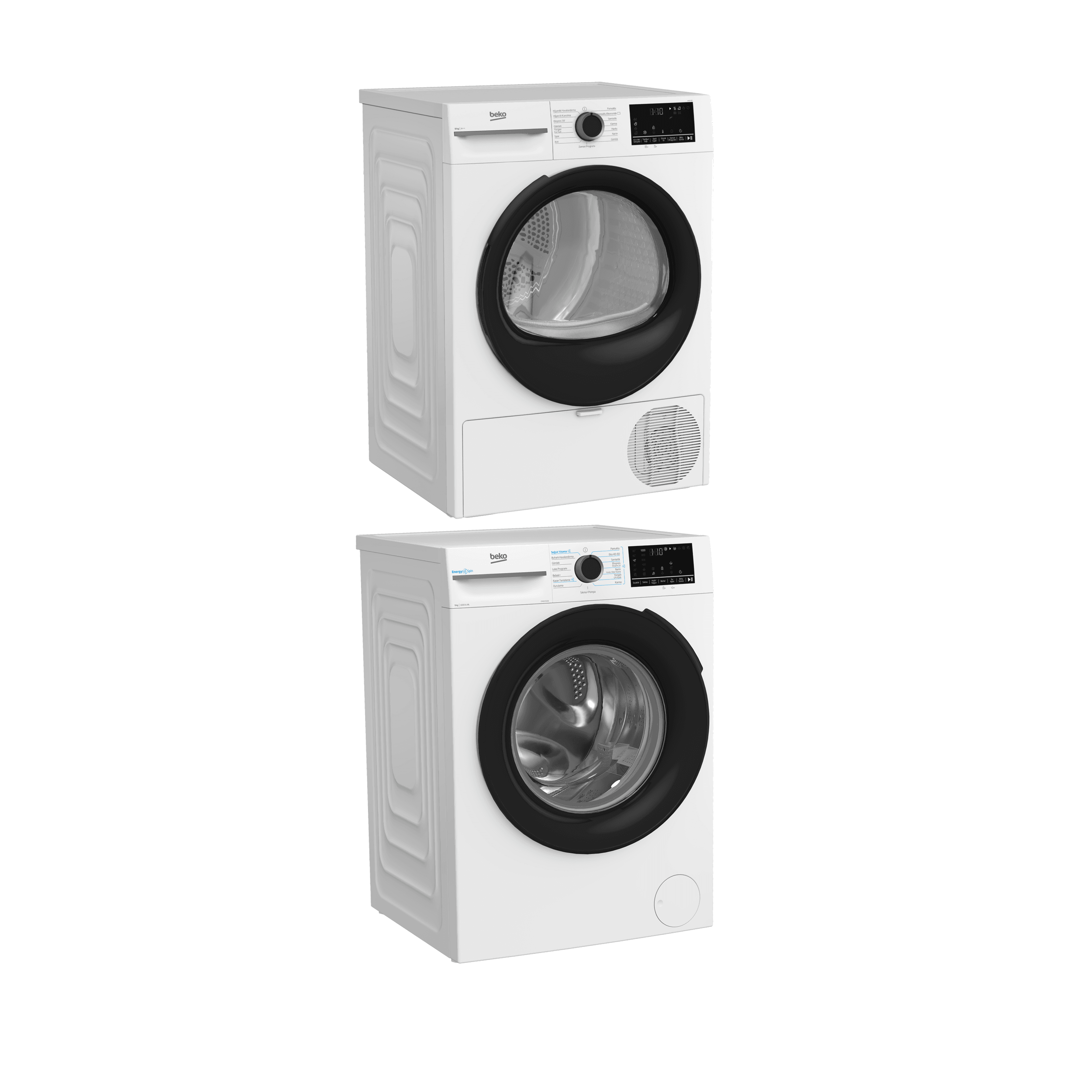 Beko 2'li SET KMX 90 Kurutma Makinesi ve CMXD 9100 Çamaşır Makinesi - İNDİRİMLİ 2Lİ PAKET