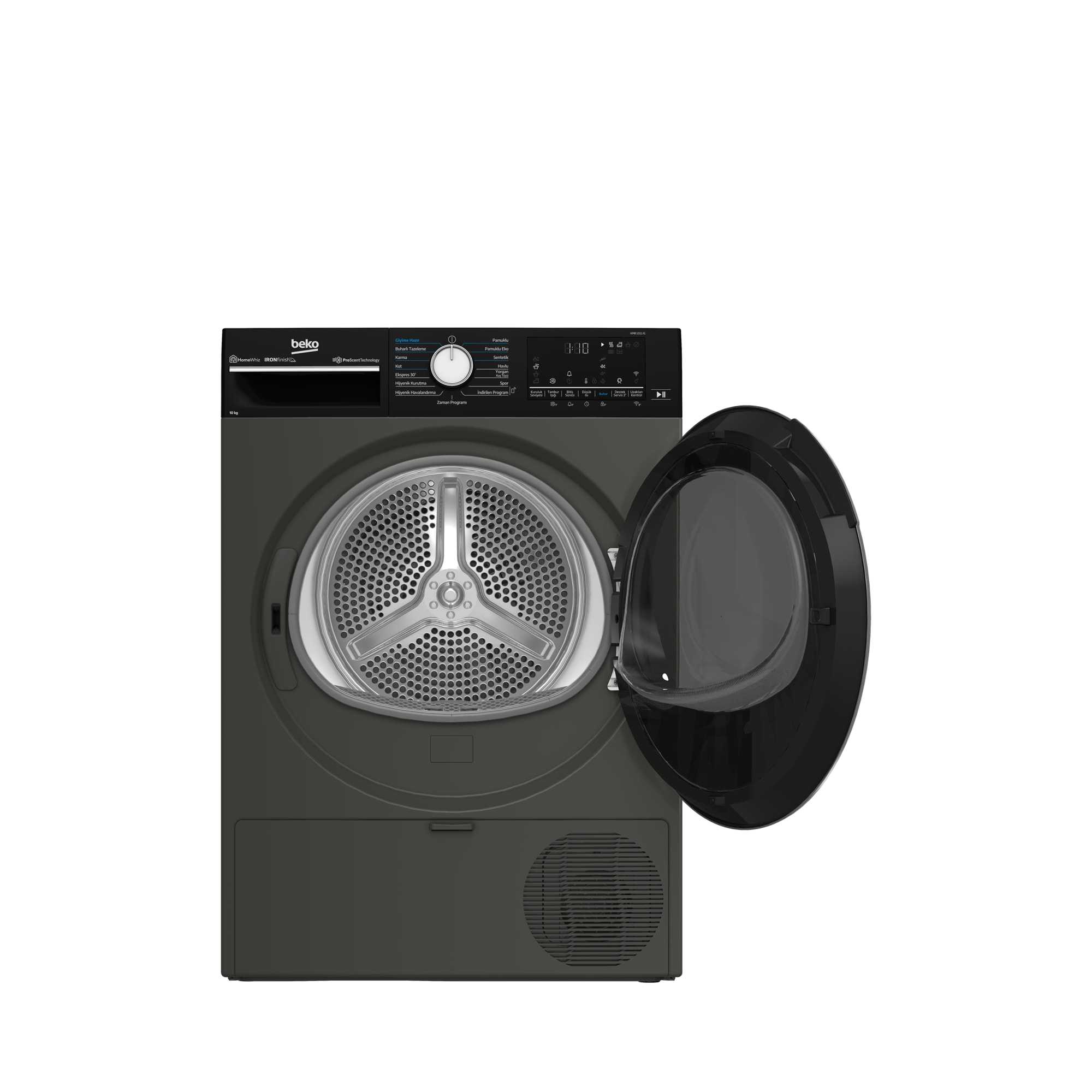 Beko KMB 1011 IG Kurutma Makinesi, IronFinish ile Kolay Ütü