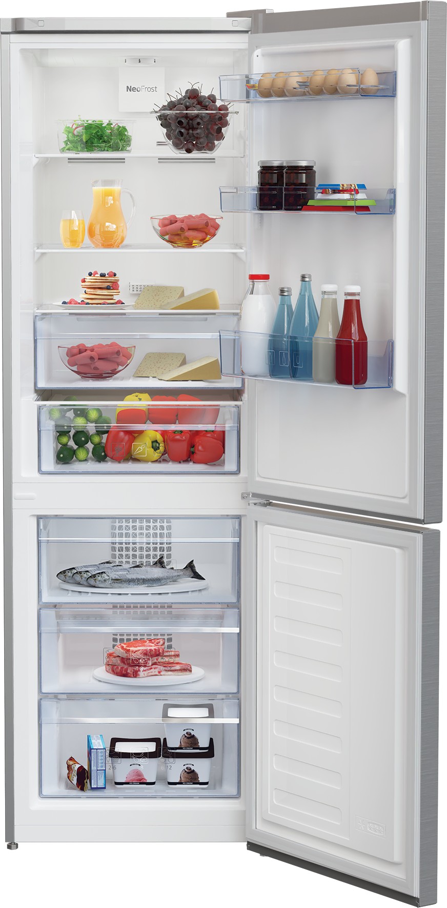 Beko 660364 MI No Frost Buzdolabı (Dar yerler için tasarlandı. 60 cm genişlik)