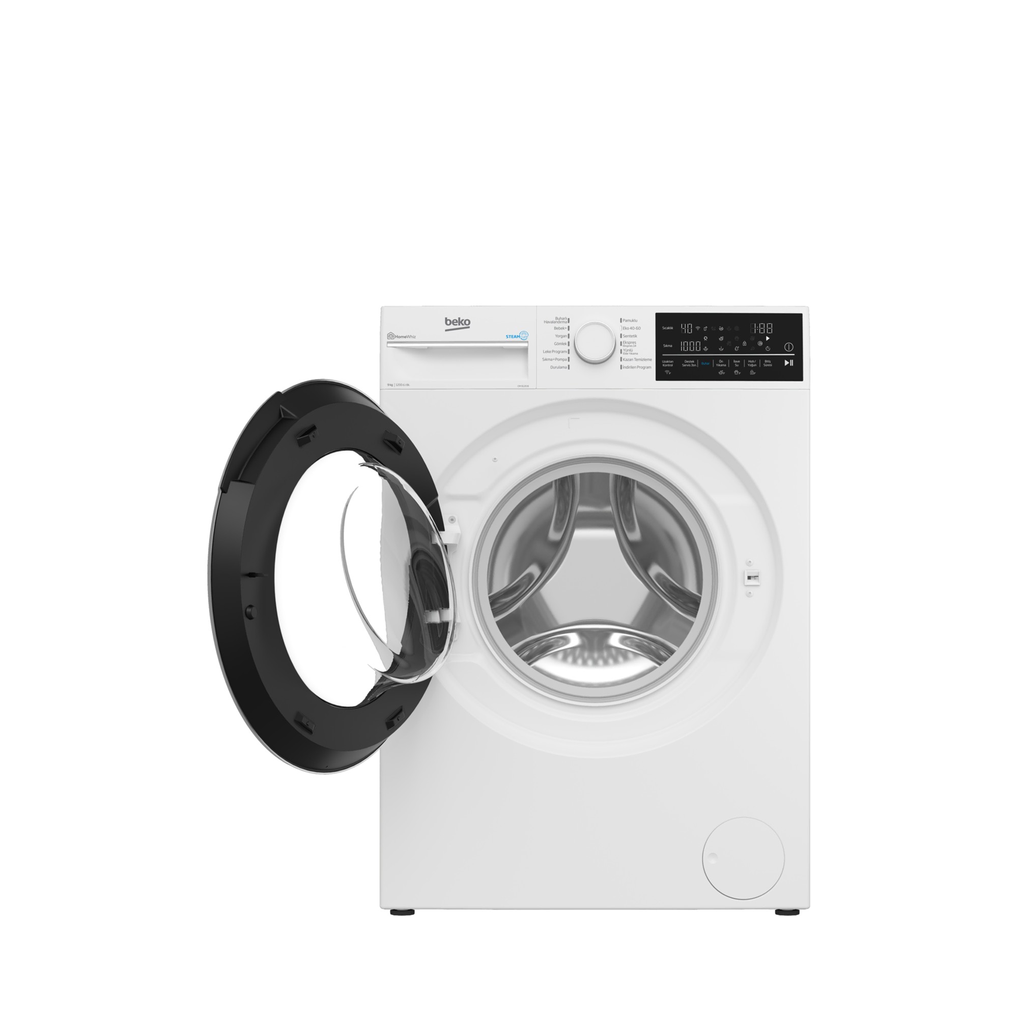 Beko CM 9120 B Çamaşır Makinesi, HomeWhiz Akıllı Çamaşır Makinesi