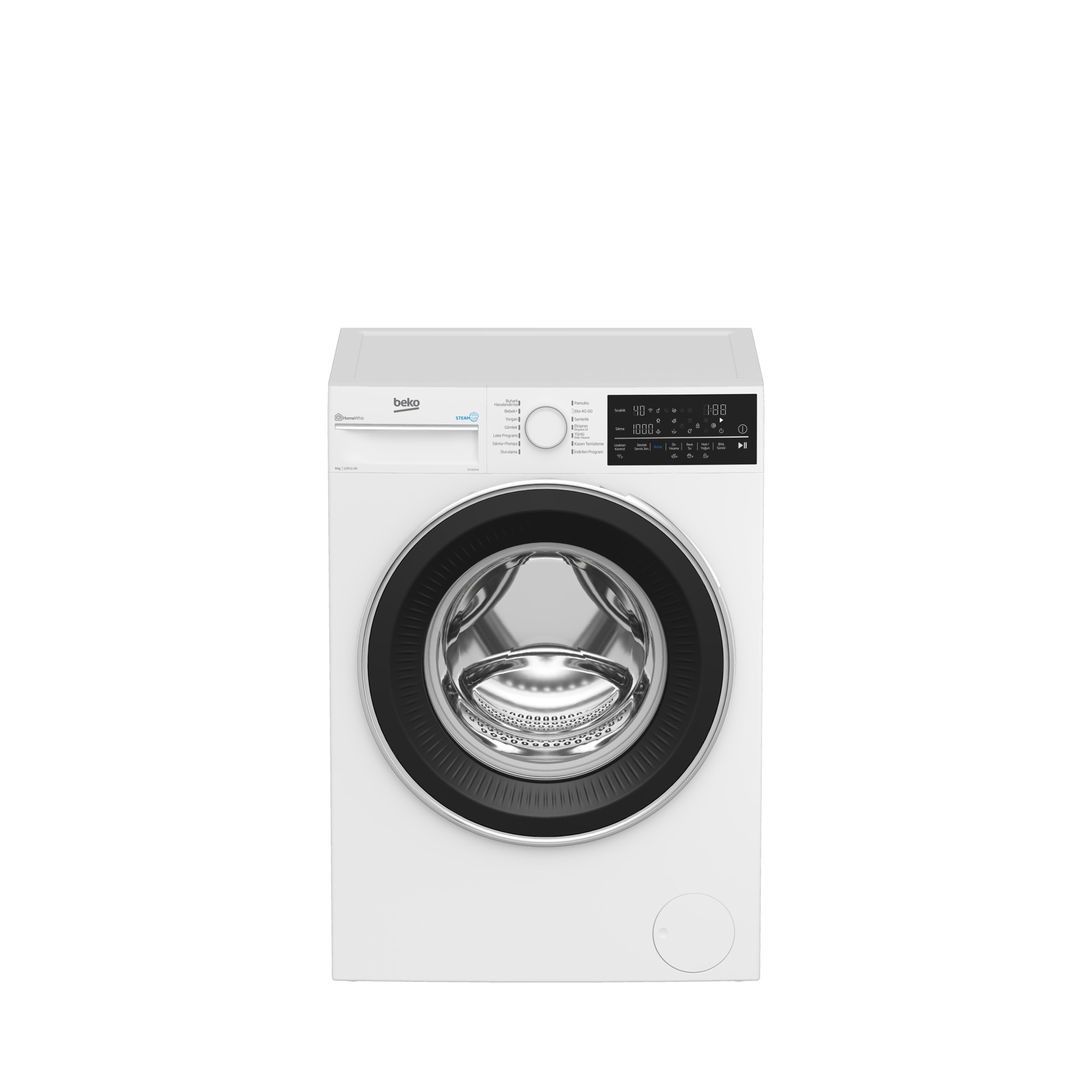 Beko CM 9120 B Çamaşır Makinesi, HomeWhiz Akıllı Çamaşır Makinesi