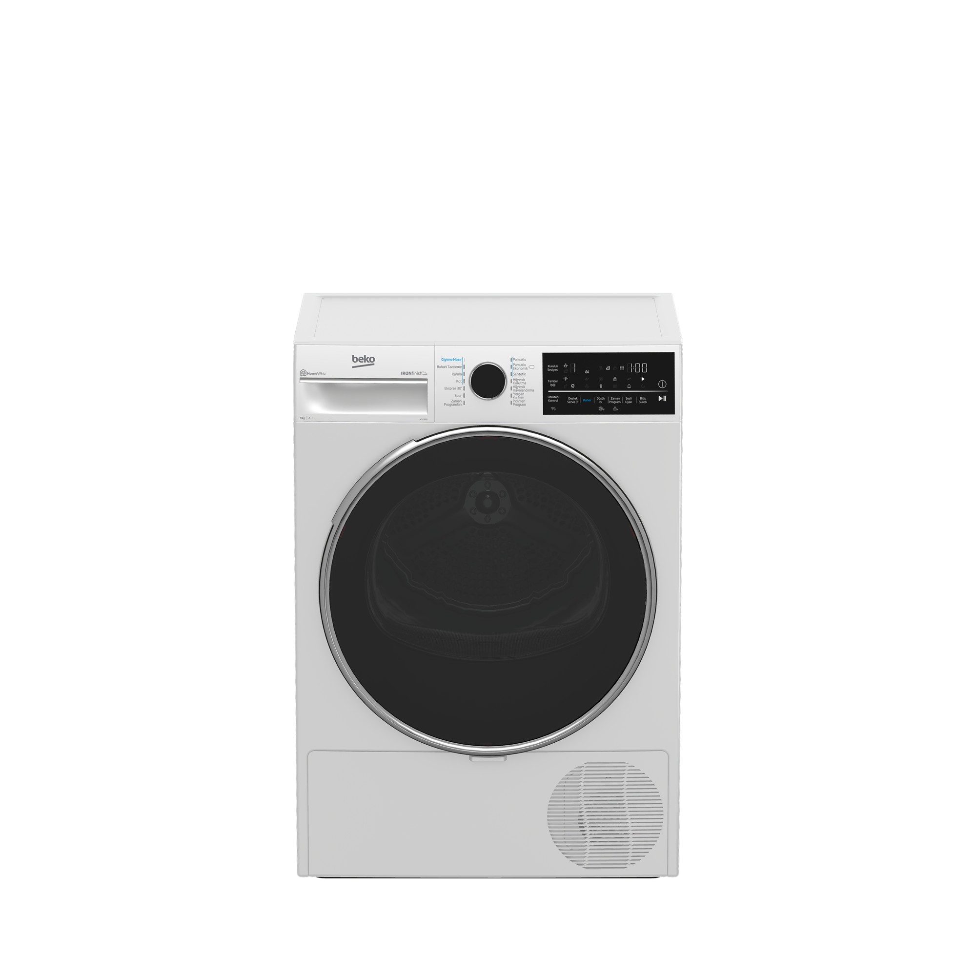 Beko KM 99 B Kurutma Makinesi,Iron Finish WIFI