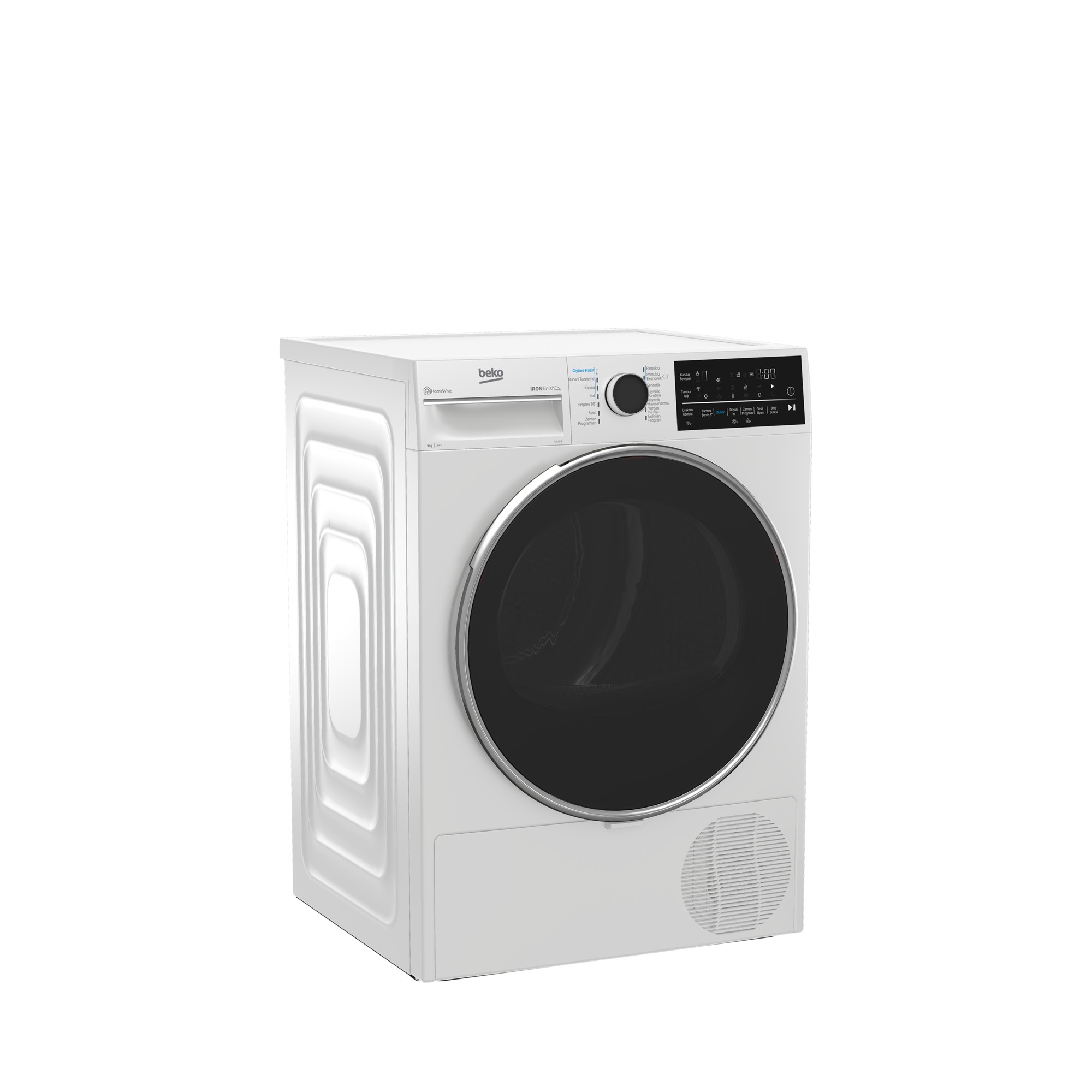 Beko KM 99 B Kurutma Makinesi,Iron Finish WIFI