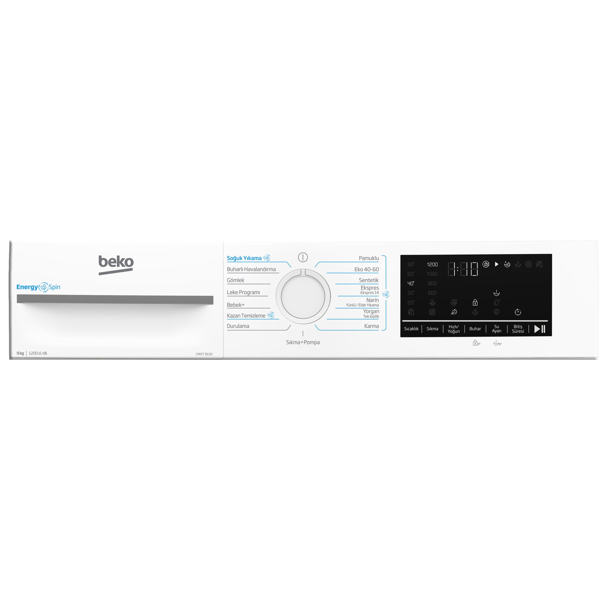 Beko CMXT 9120 CM Çamaşır Makinesi