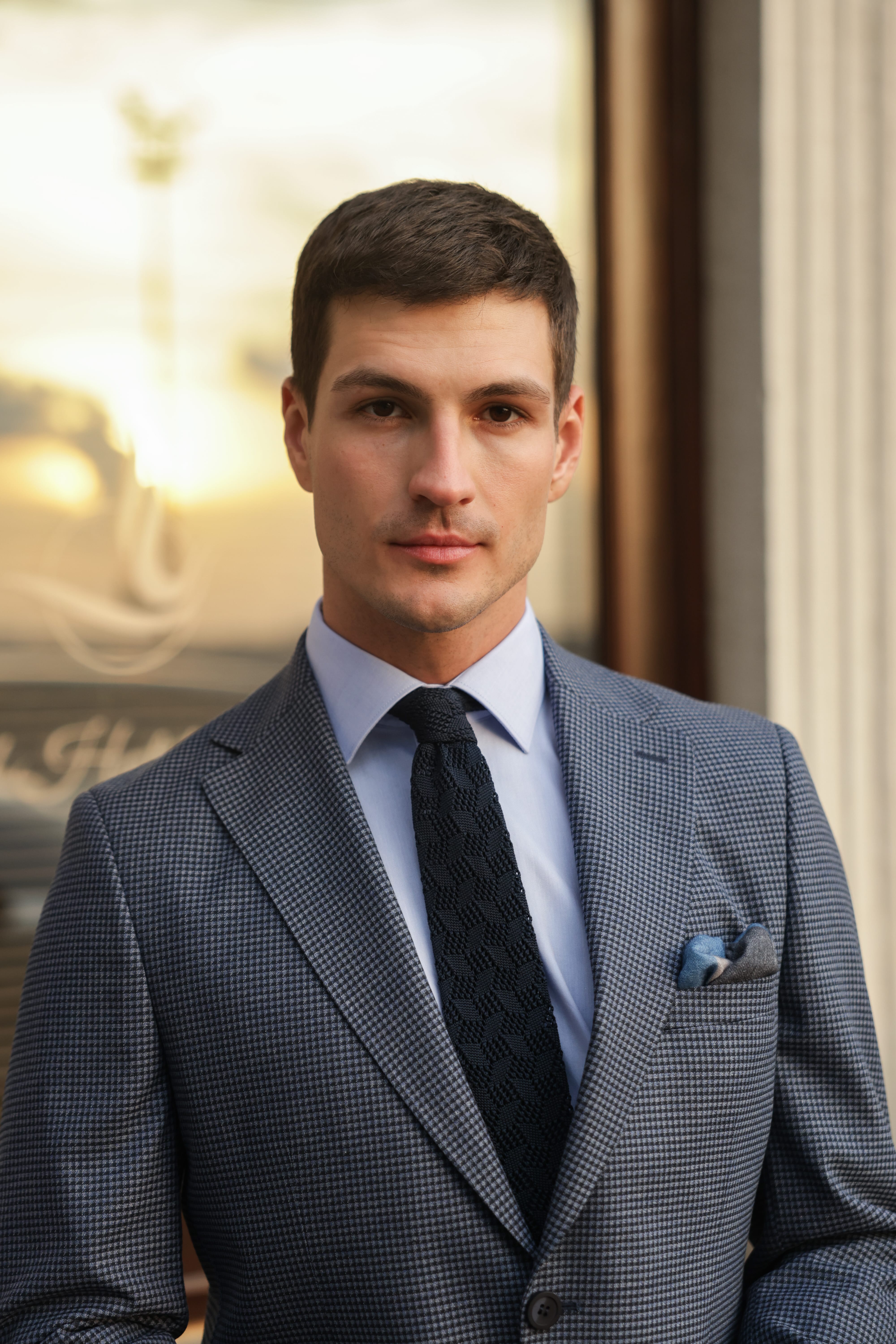 Erkek Lacivert Flanel Ceket