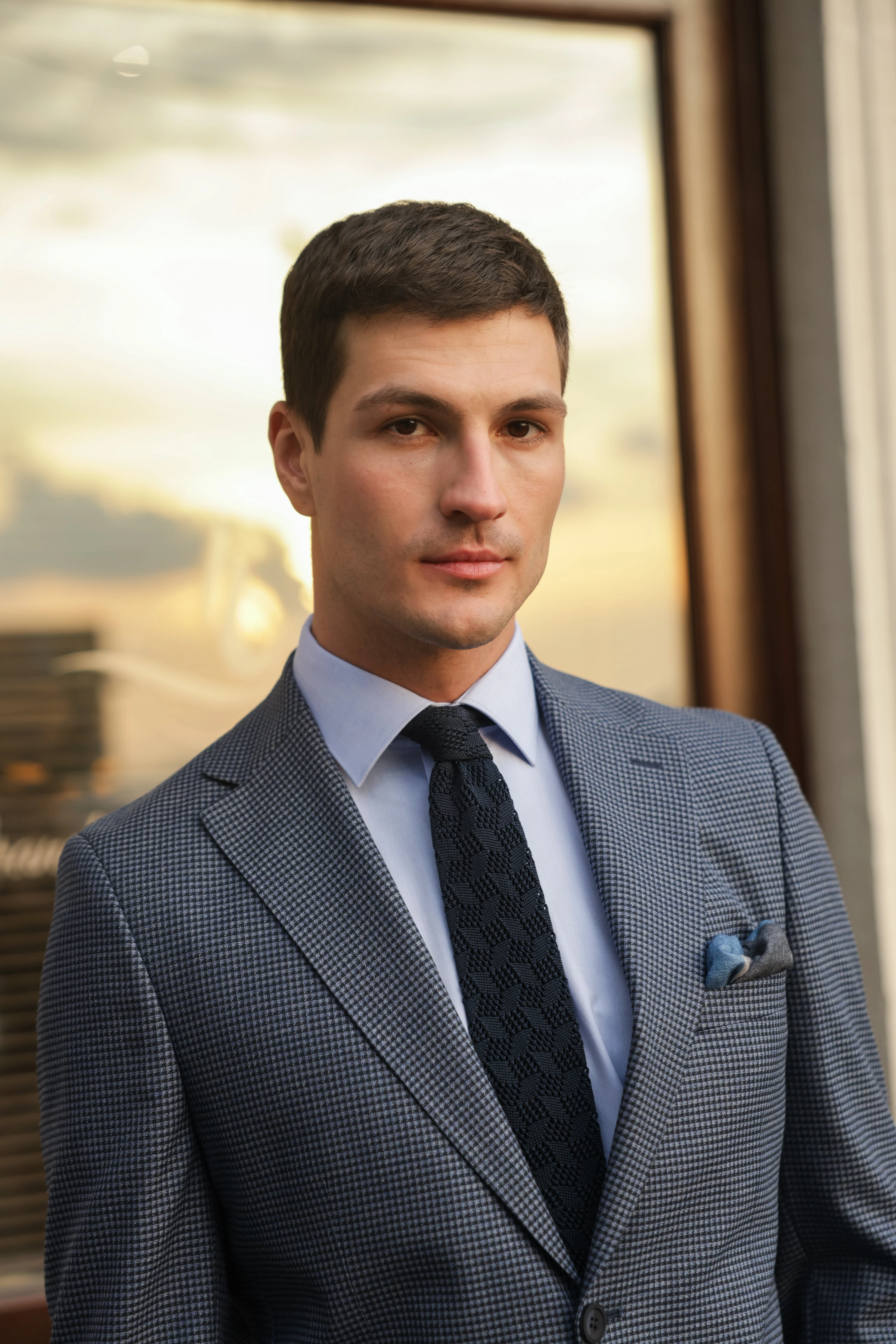 Erkek Lacivert Flanel Ceket