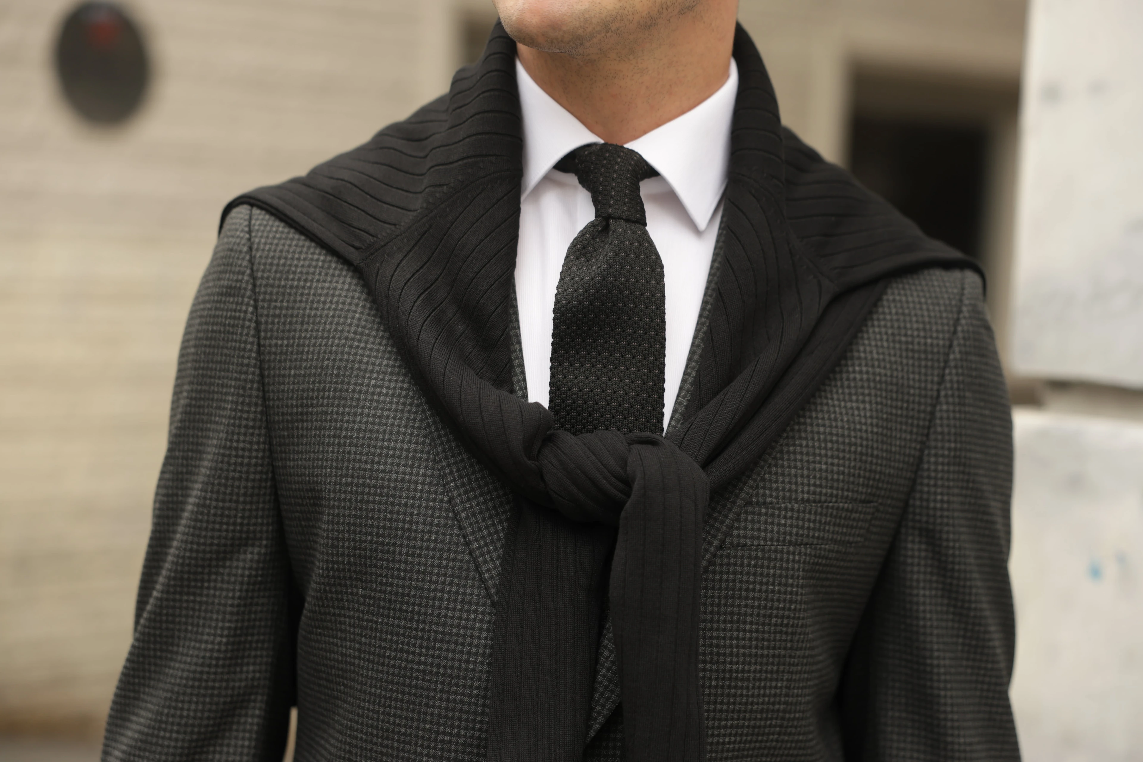 Erkek Siyah Flanel Ceket