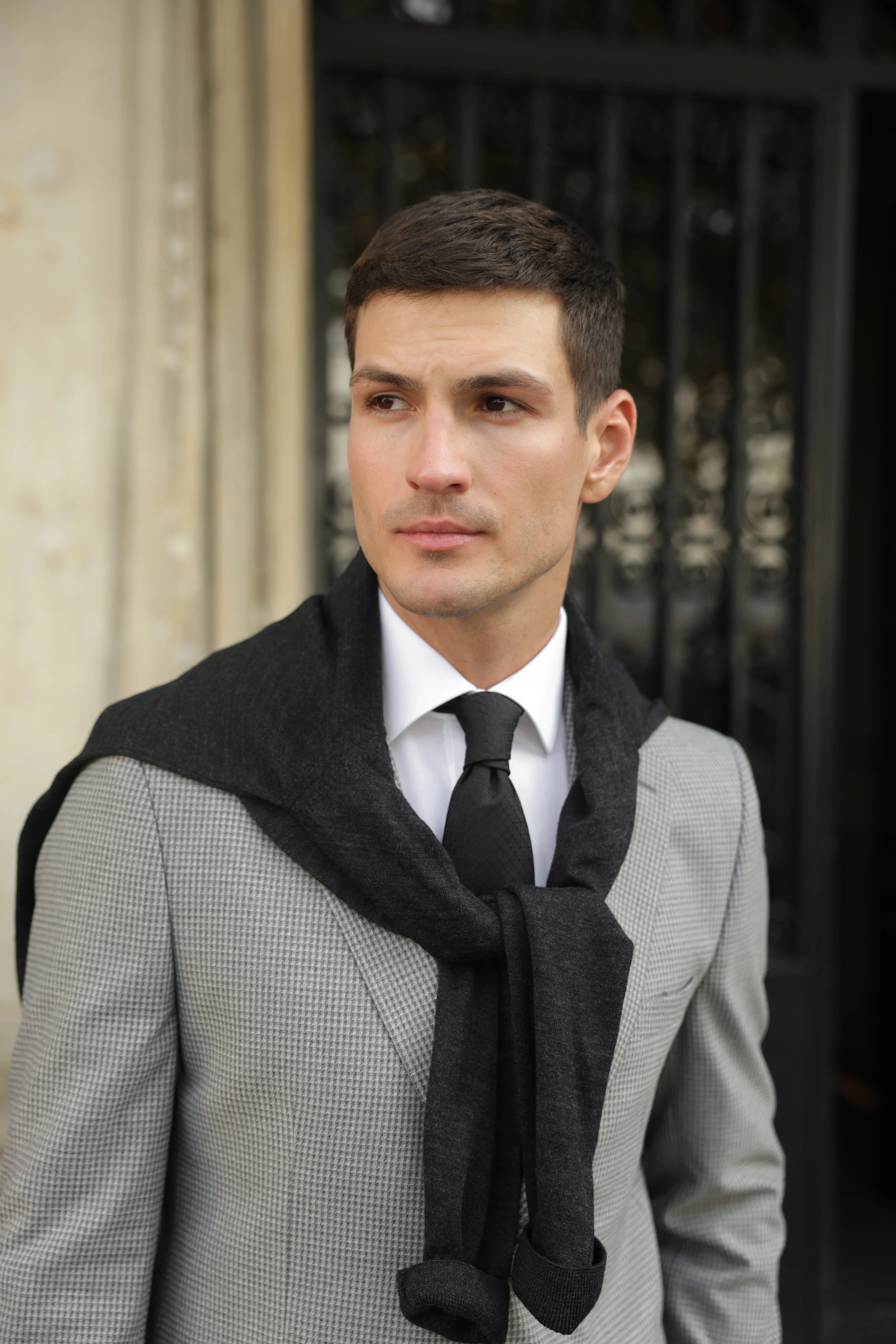 Erkek Gri Flanel Ceket