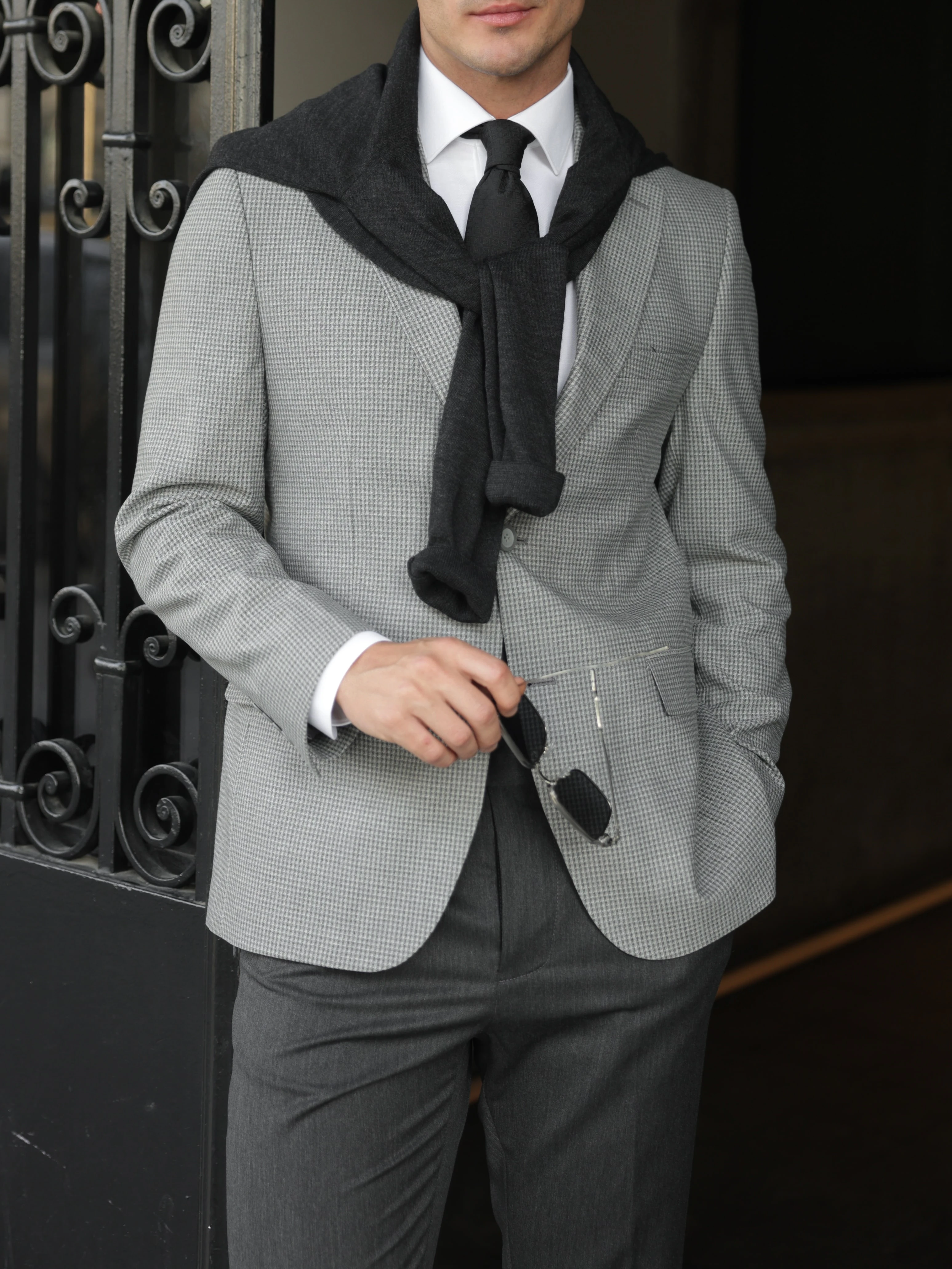 Erkek Gri Flanel Ceket