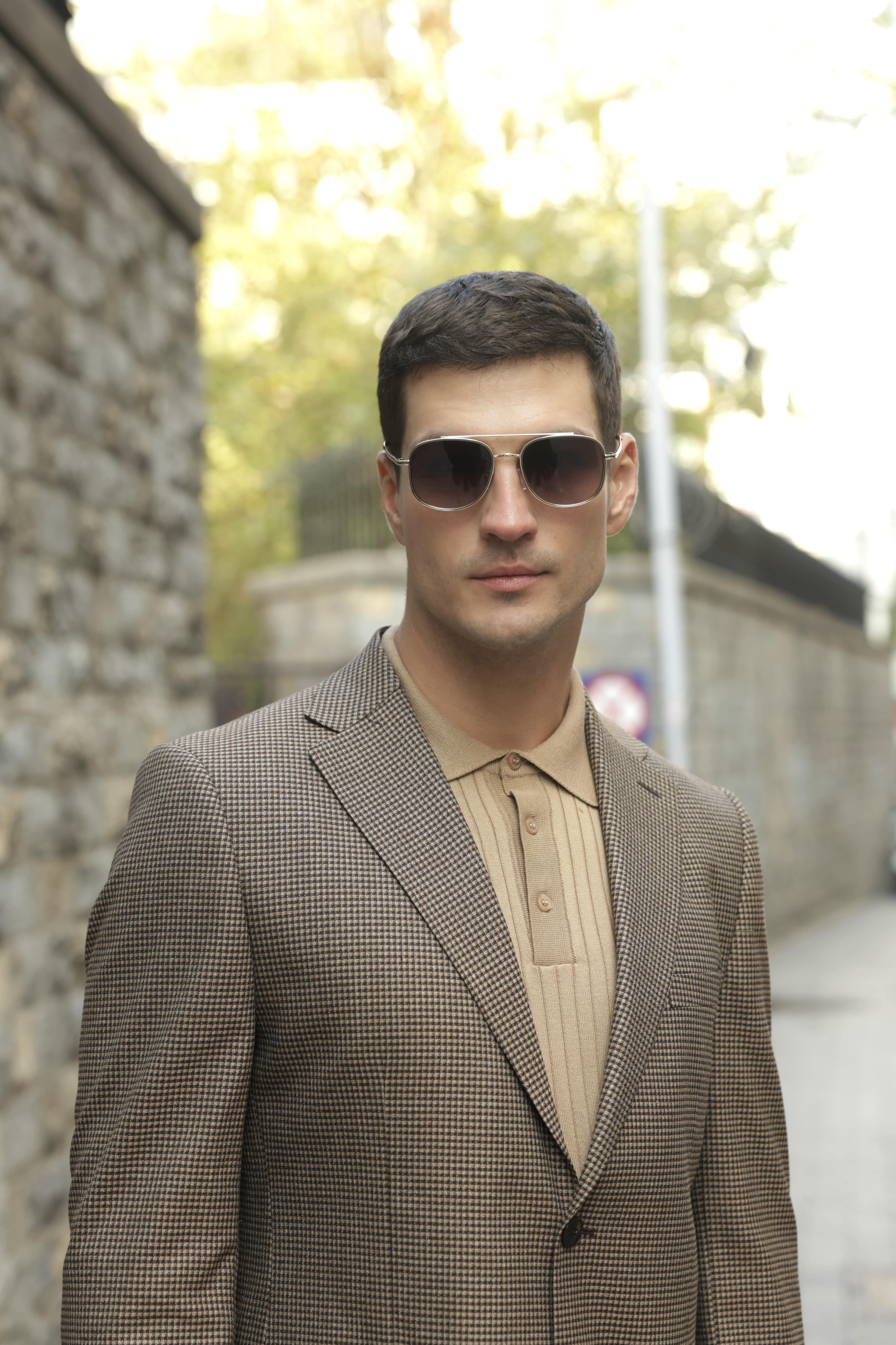 Erkek Kahverengi Flanel Ceket