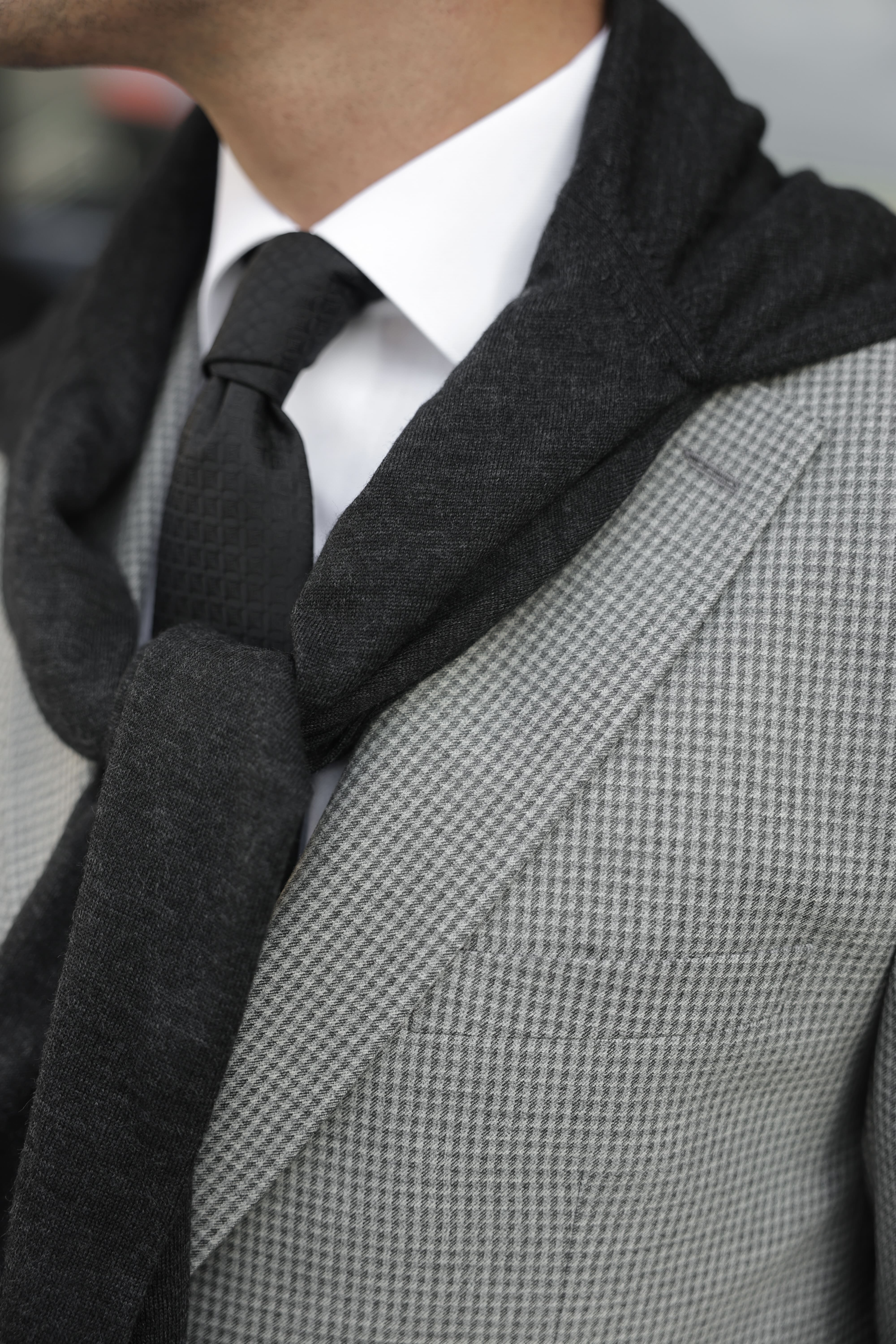 Erkek Gri Flanel Ceket