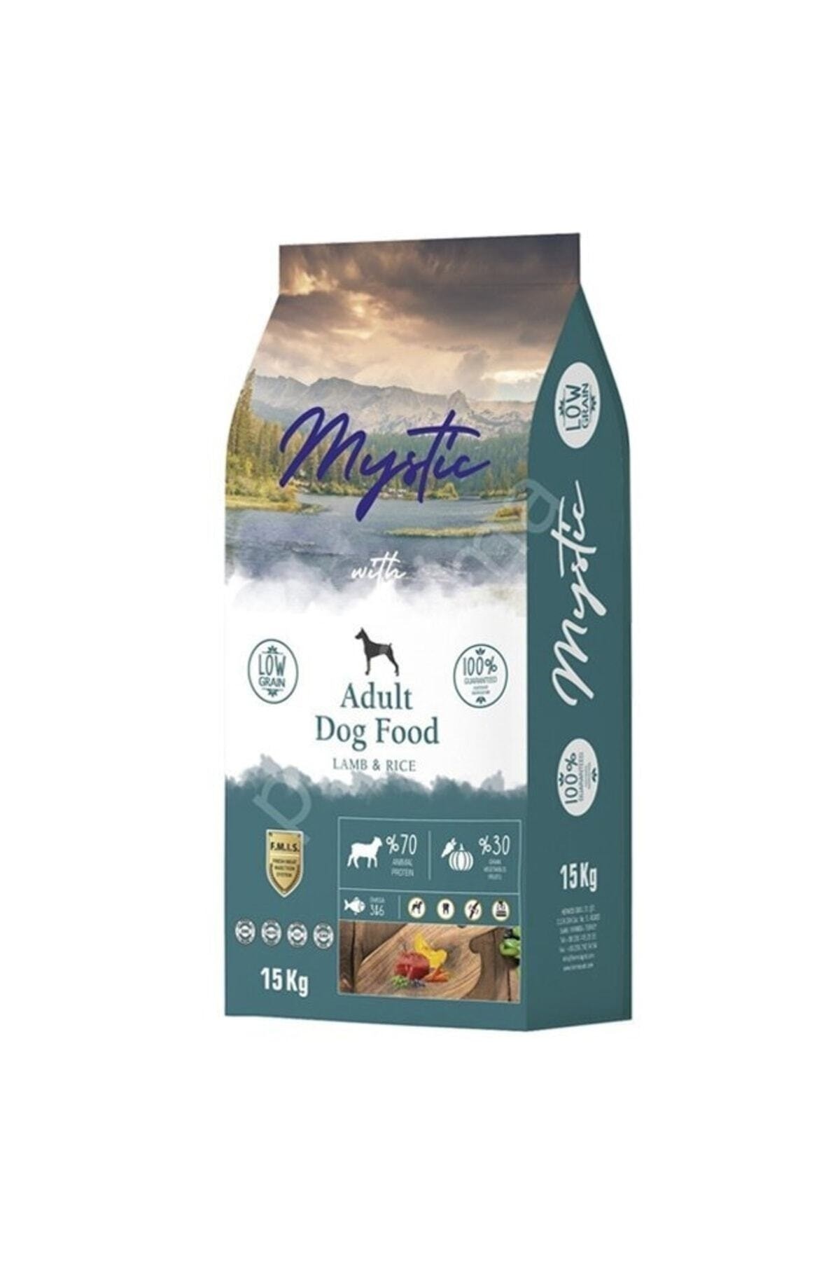 Mystic Az Tahıllı Yetişkin Köpek Maması Kuzulu 15 Kg