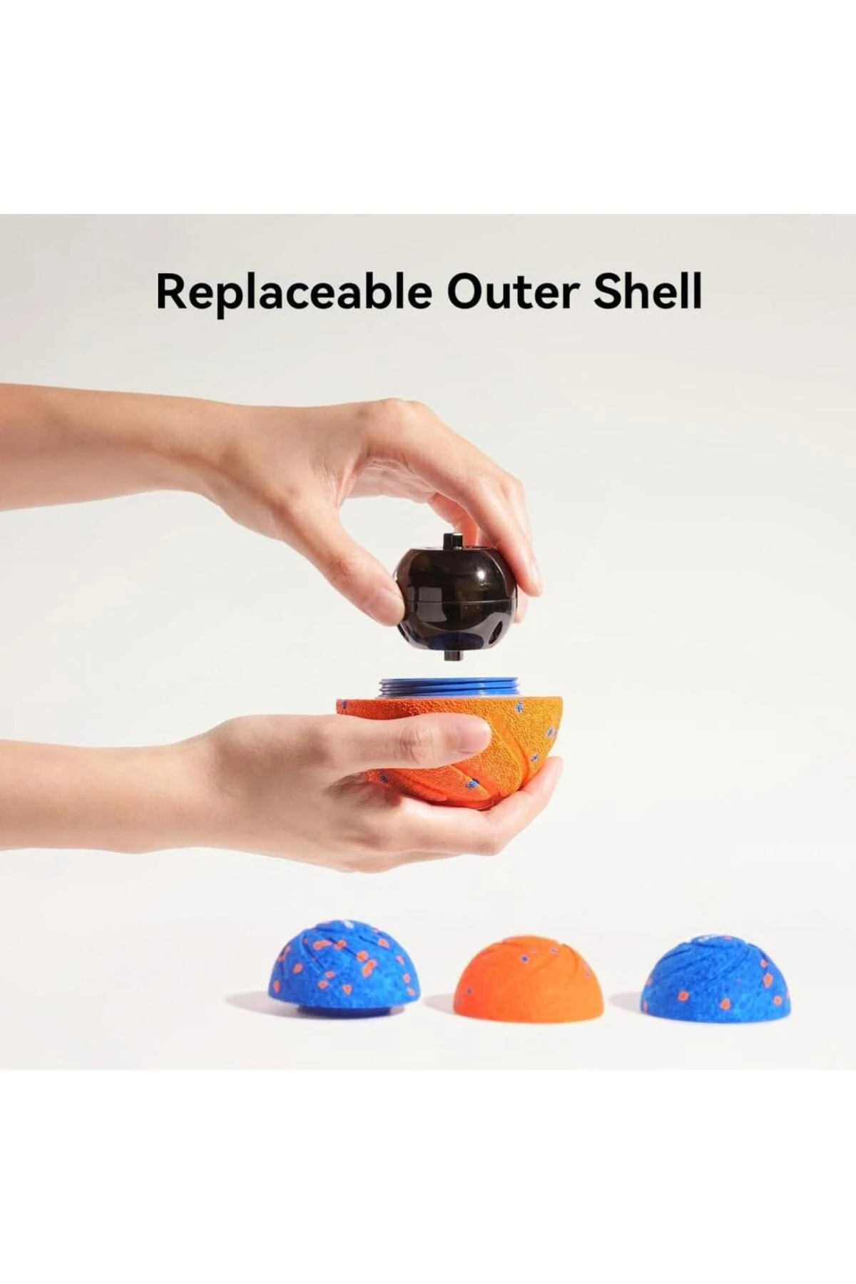 Cheerble Akıllı İnteraktif Köpek Oyuncağı, Turuncu 7 x 7 x 7cm