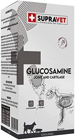 Supravet Glucosamine Kedi Köpek Eklem Sağlığı Güçlendirici Glukozamin Tablet + Vitamin C 75 Tablet
