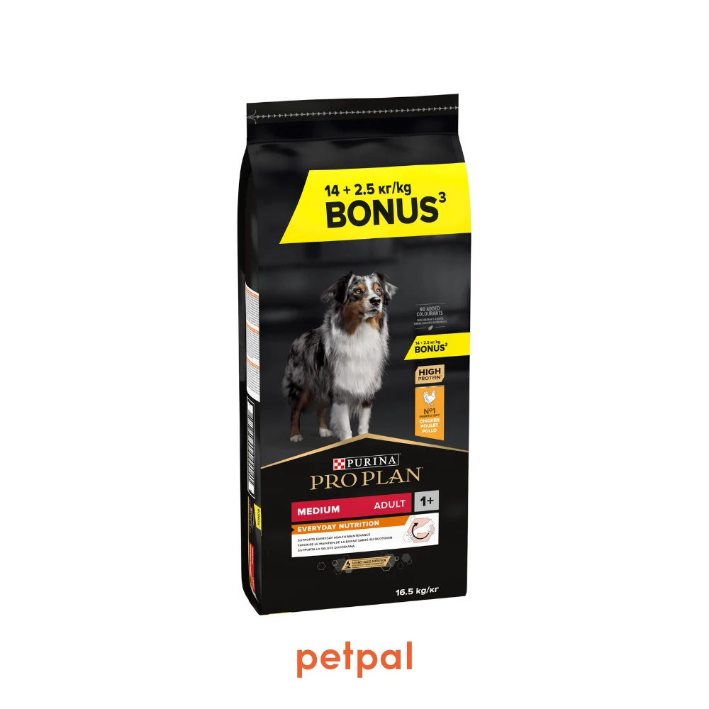 Proplan Medium Adult Tavuklu Yetişkin Köpek Maması 16,5 kg