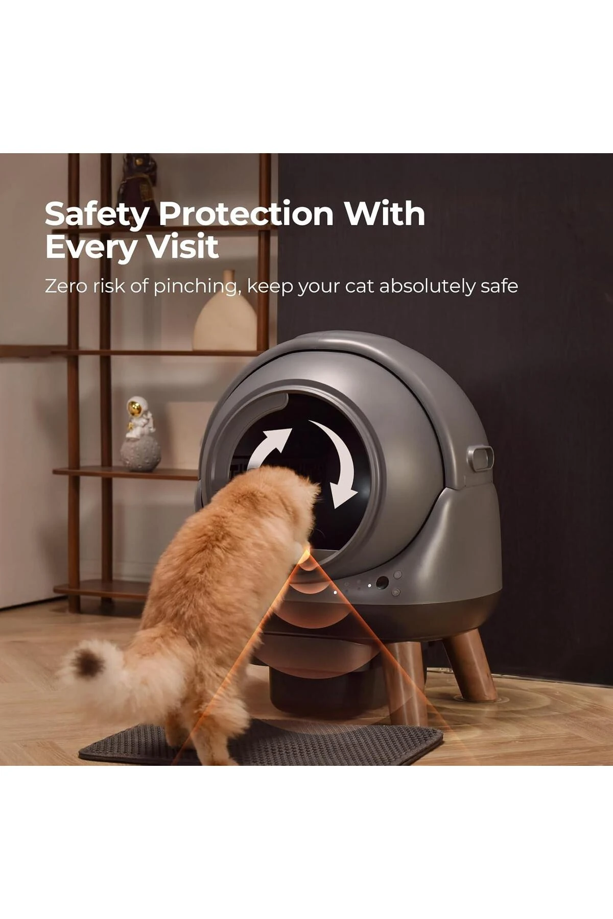 ELS PET Otomatik Koku Kontrollü Akıllı Kedi Tuvaleti