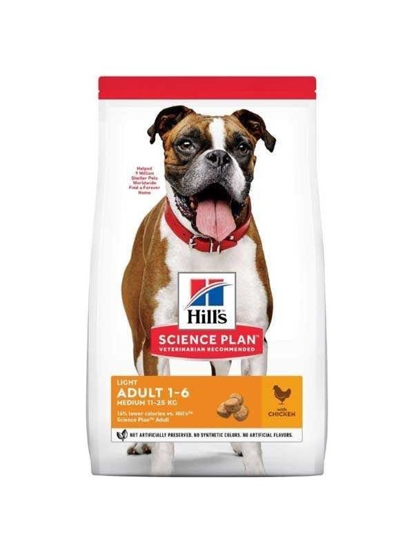 Hill's Light Tavuklu Medium Yetişkin Kuru Köpek Maması 14 kg