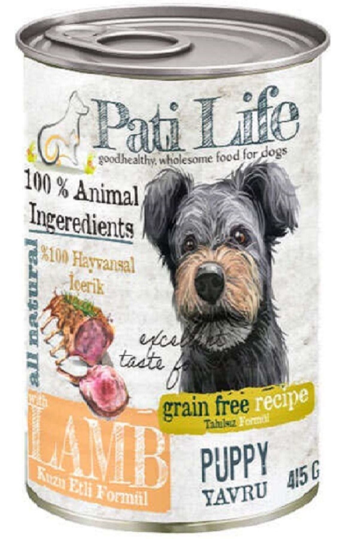 Pati Life Yavru Kuzu Etli Köpek Konserve Maması 415 gr x 24 Adet