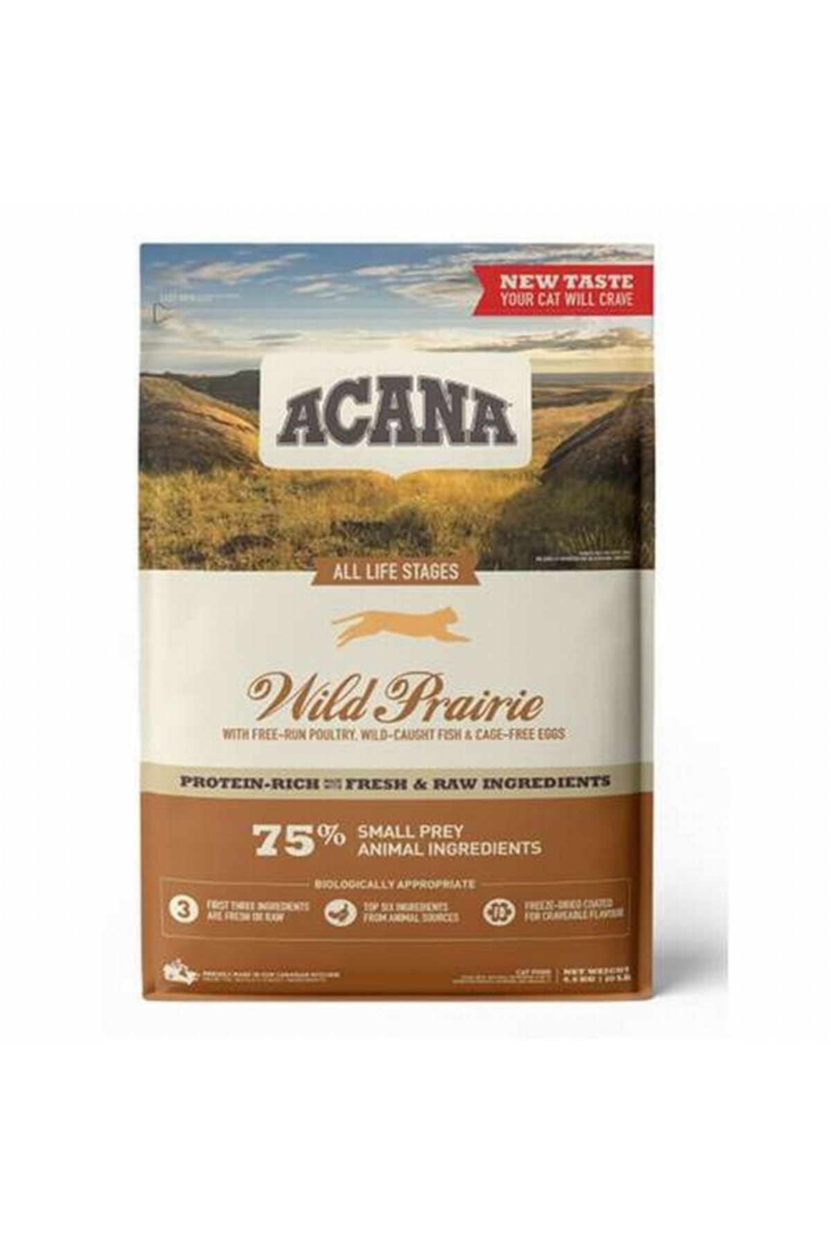 Acana Wild Prairie Tavuklu ve Balıklı Tahılsız Kedi Maması Tüm Irk ve Yaşam Evreleri 4,5 Kg