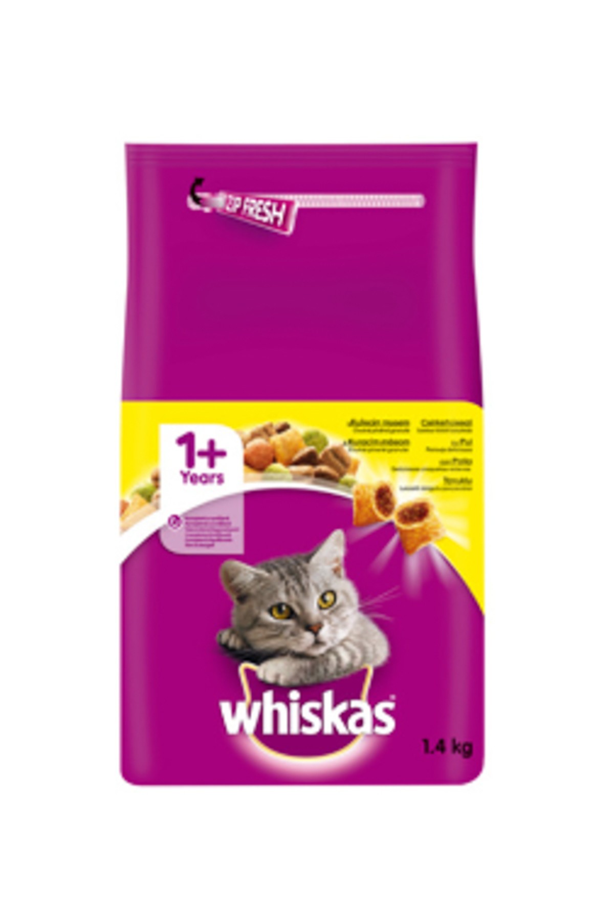 Whiskas Tavuklu Yetişkin Kuru Kedi Maması 1,4 kg