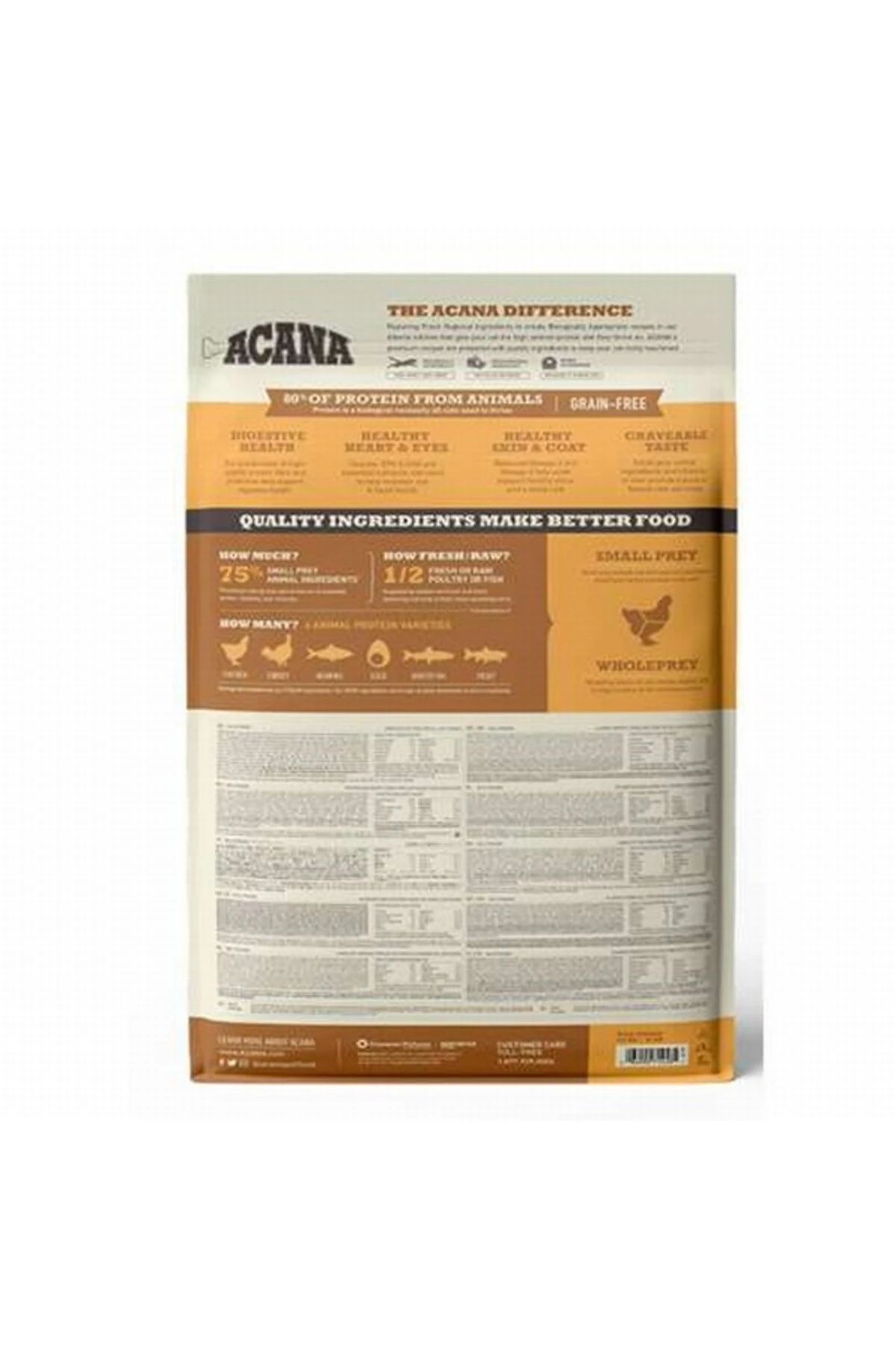 Acana Wild Prairie Tavuklu ve Balıklı Tahılsız Kedi Maması Tüm Irk ve Yaşam Evreleri 4,5 Kg