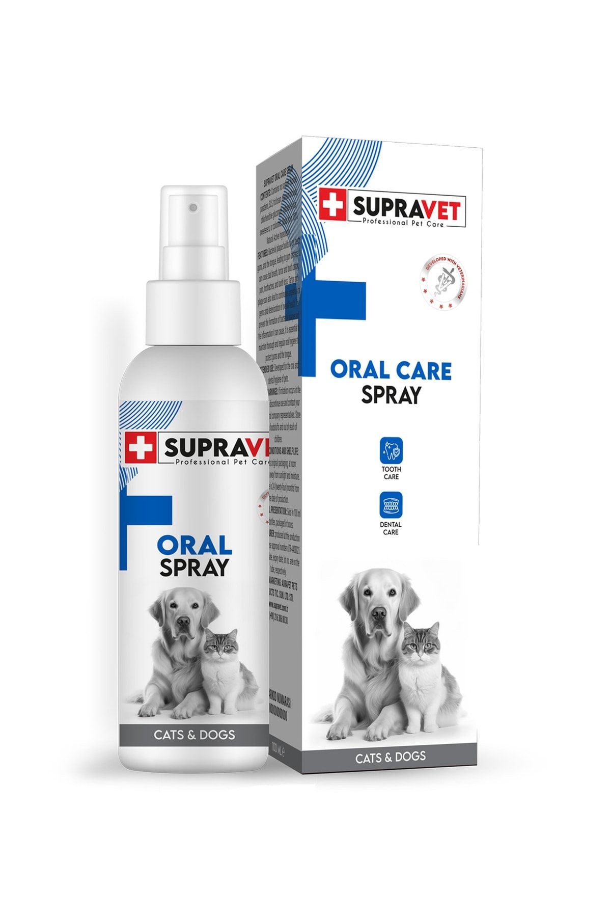 Supravet Oral Care Kedi Köpek Ağız Bakım Spreyi 100 ml