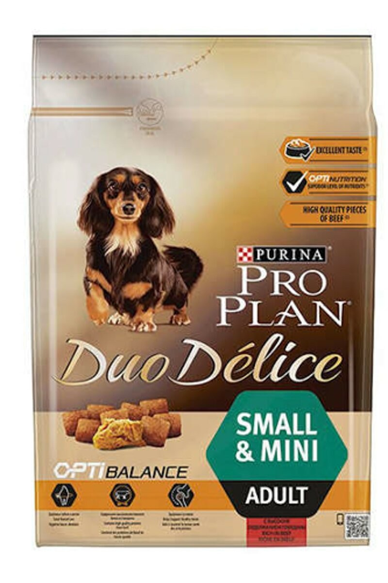 Proplan Duo Delice Small Adult Küçük Irk Biftekli Yetişkin Köpek Maması 2,5 Kg