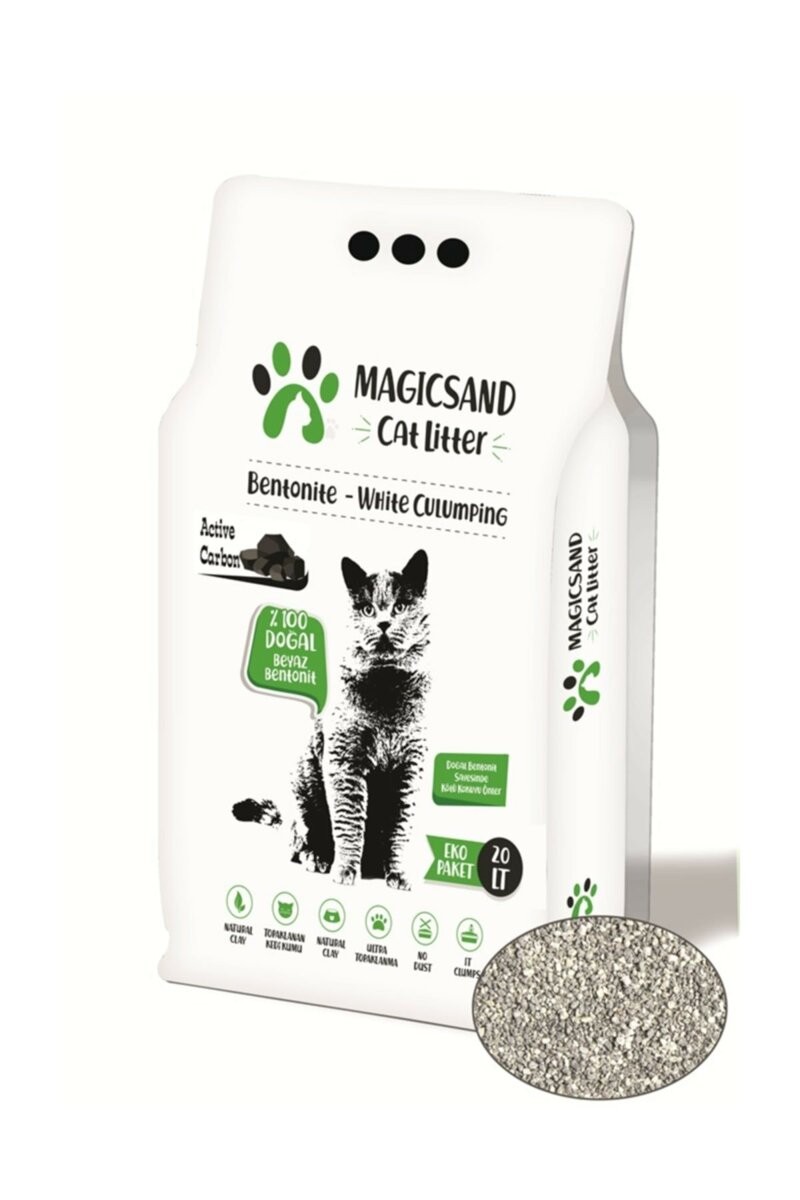 Magicsand Aktif Karbonlu Kedi Kumu 20 lt