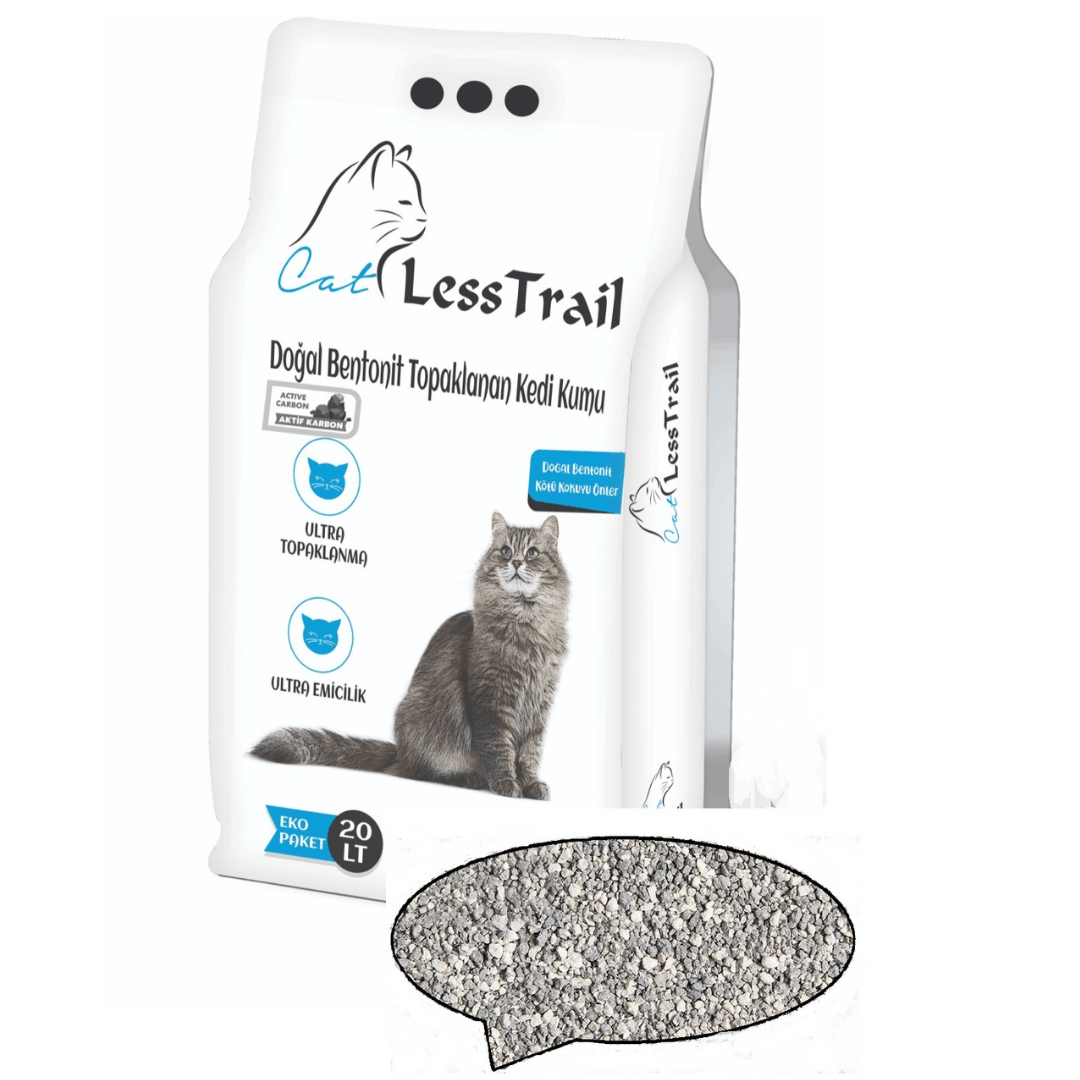 Less Trail 20 Lt İnce Tane Aktif Karbon Kedi Kumu