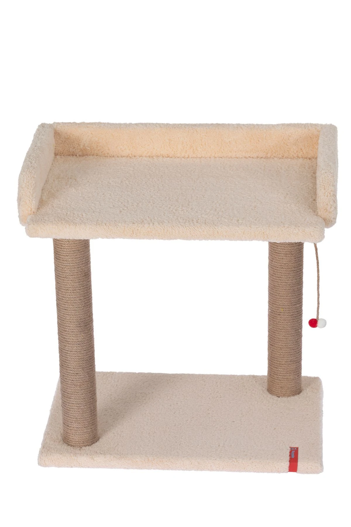 Petpal Platform Oturaklı Kedi Tırmalaması Şampanya Geniş Yataklı