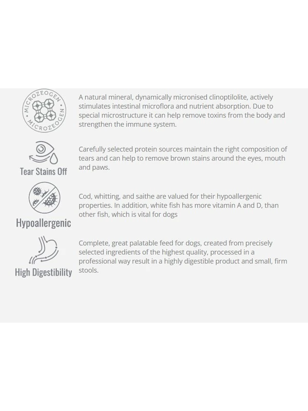 N. Protection Nature's Tahılsız Küçük Irk Beyaz Tüylü Yavru Köpek Maması 1,5 kg