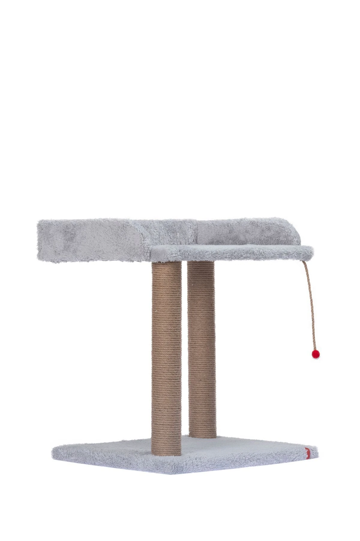 Petpal Platform Oturaklı Kedi Tırmalaması Gri Geniş Yataklı