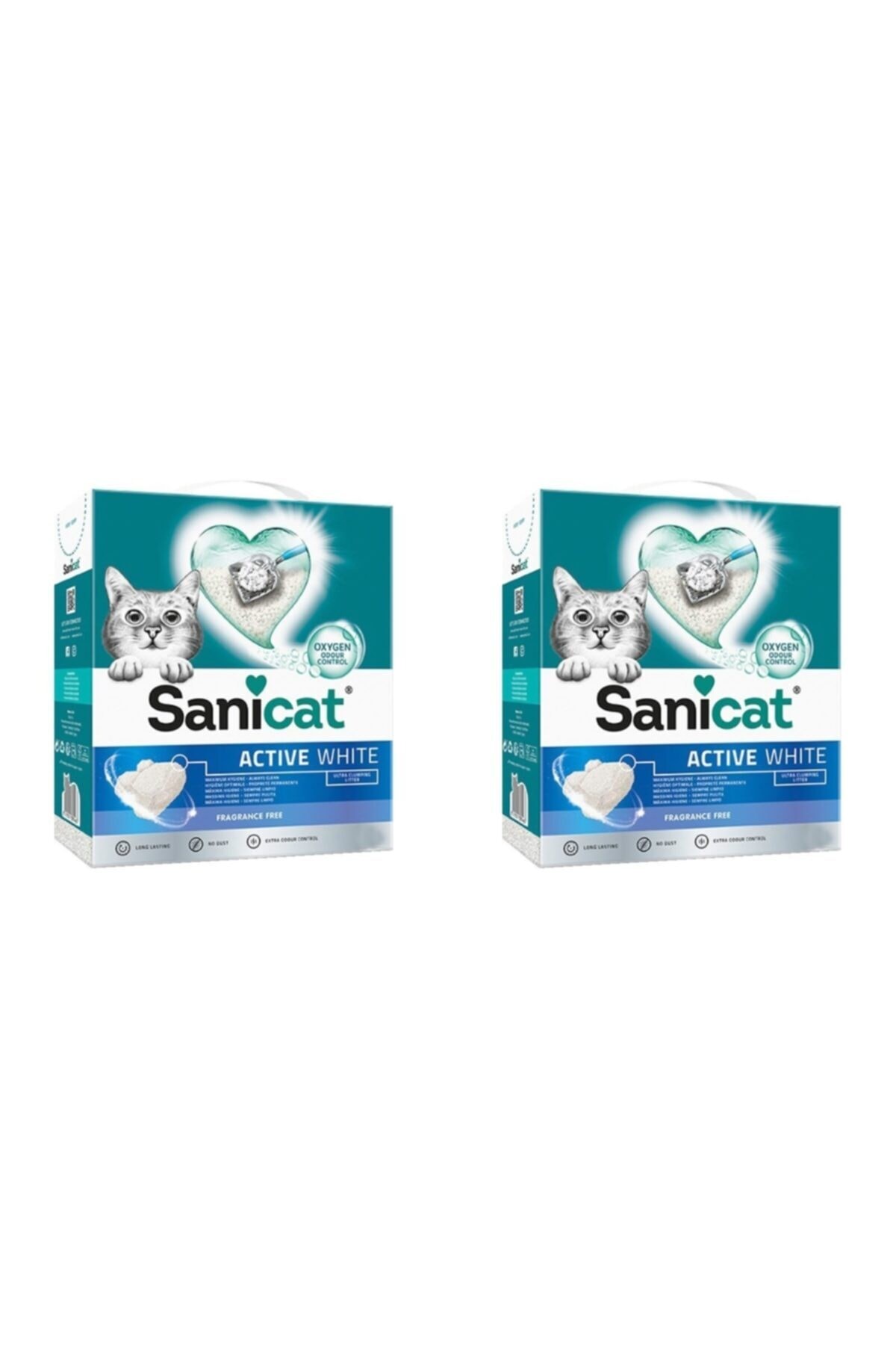 Sanicat Aktive White Premium Seri 10 Lt Kutu X 2 Adet