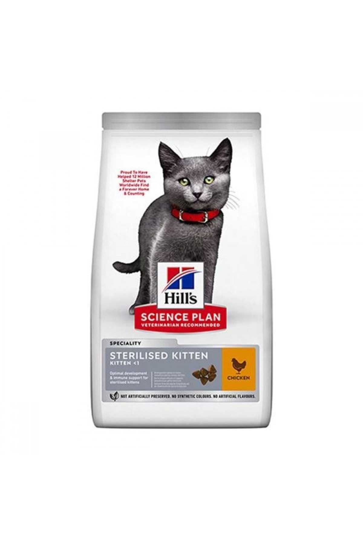 Hills Kitten Sterilised Tavuklu Yavru Kedi Maması 1,5kg