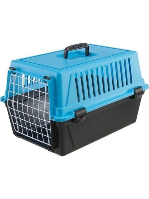 Ferplast Atlas 10 Kedi Köpek Taşıma Kafesi Mavi
