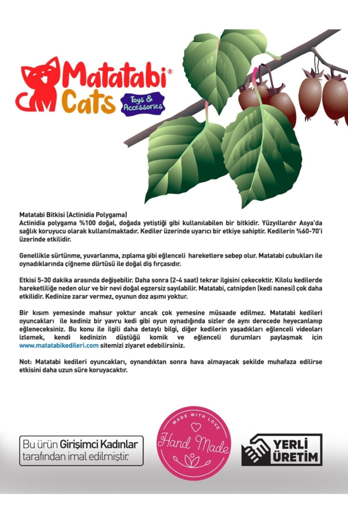 Matatabi Cats Tüylü Çubuk Ve Süpürge