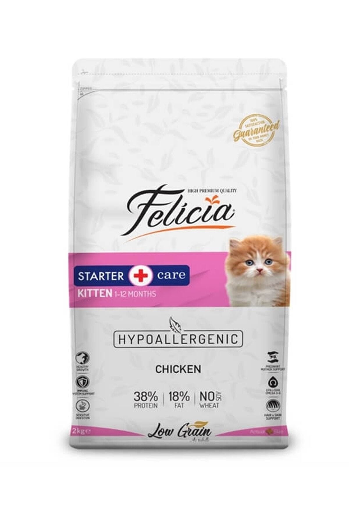 Felicia Tavuklu Yavru Kedi Maması Düşük Tahıllı Hipoalerjenik 2 Kg