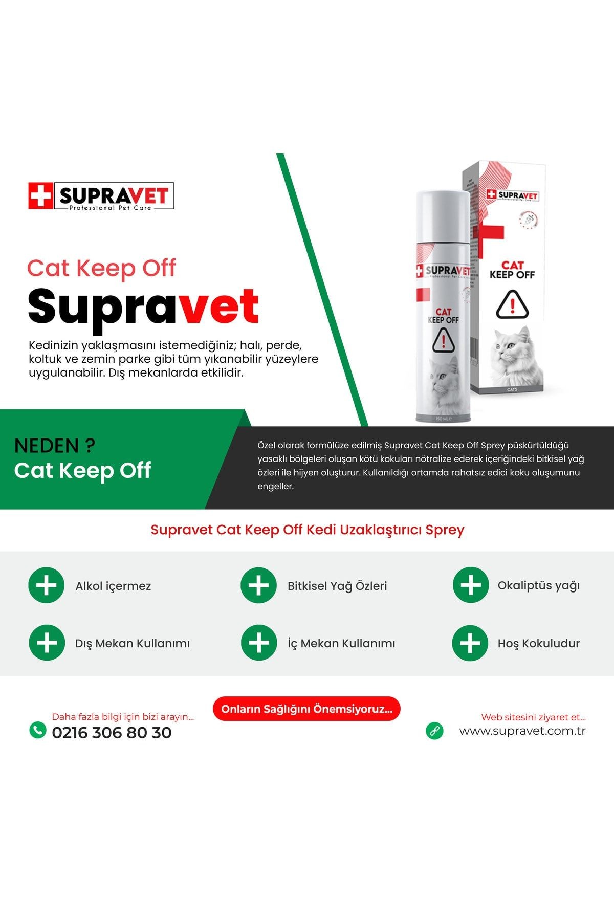 Cat Keep Off Kedi Uzaklaştırıcı Sprey 150 ml