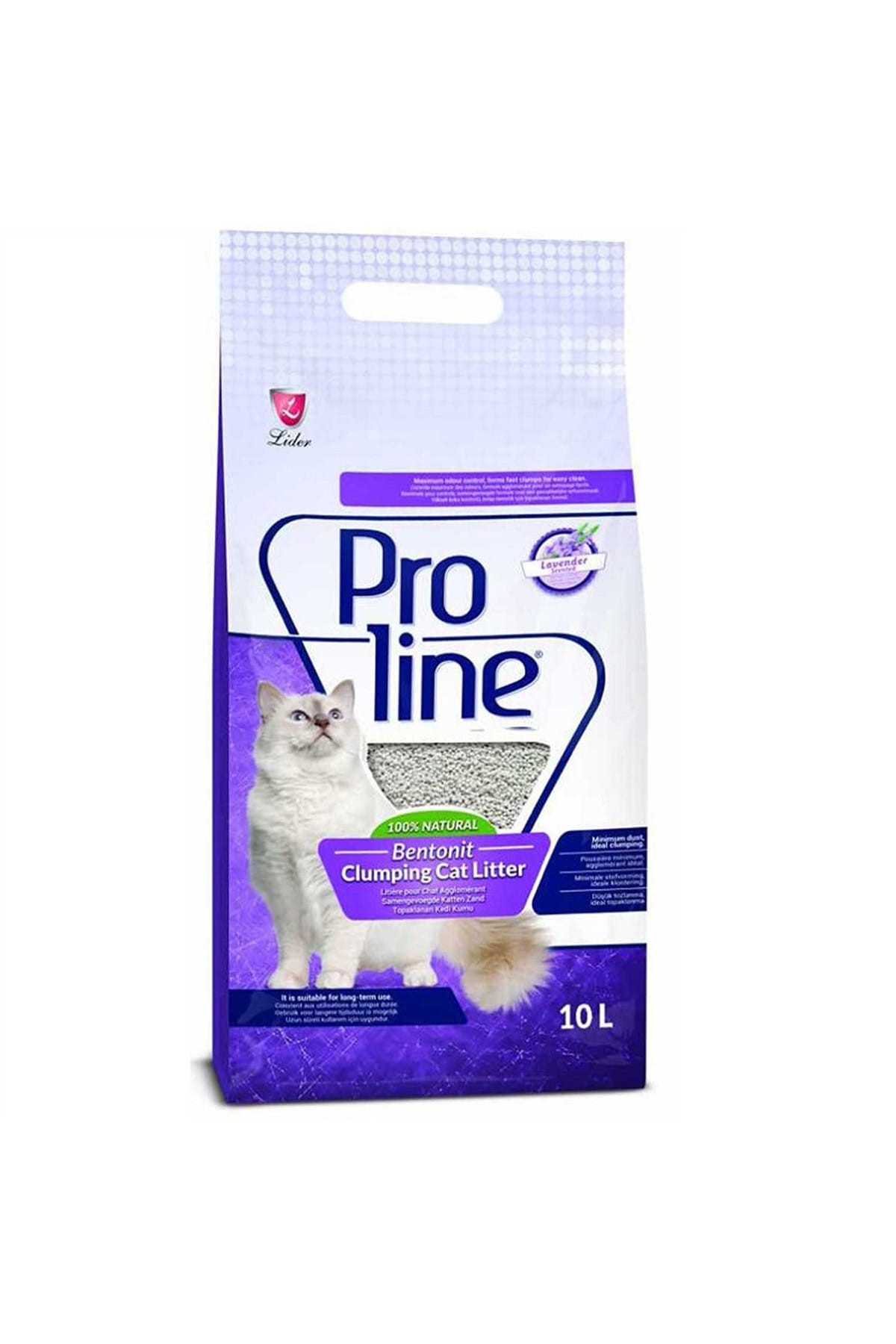 Proline Lavanta Kokulu Bentonit Kedi Kumu 10 Lt