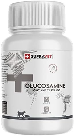 Supravet Glucosamine Kedi Köpek Eklem Sağlığı Güçlendirici Glukozamin Tablet + Vitamin C 75 Tablet