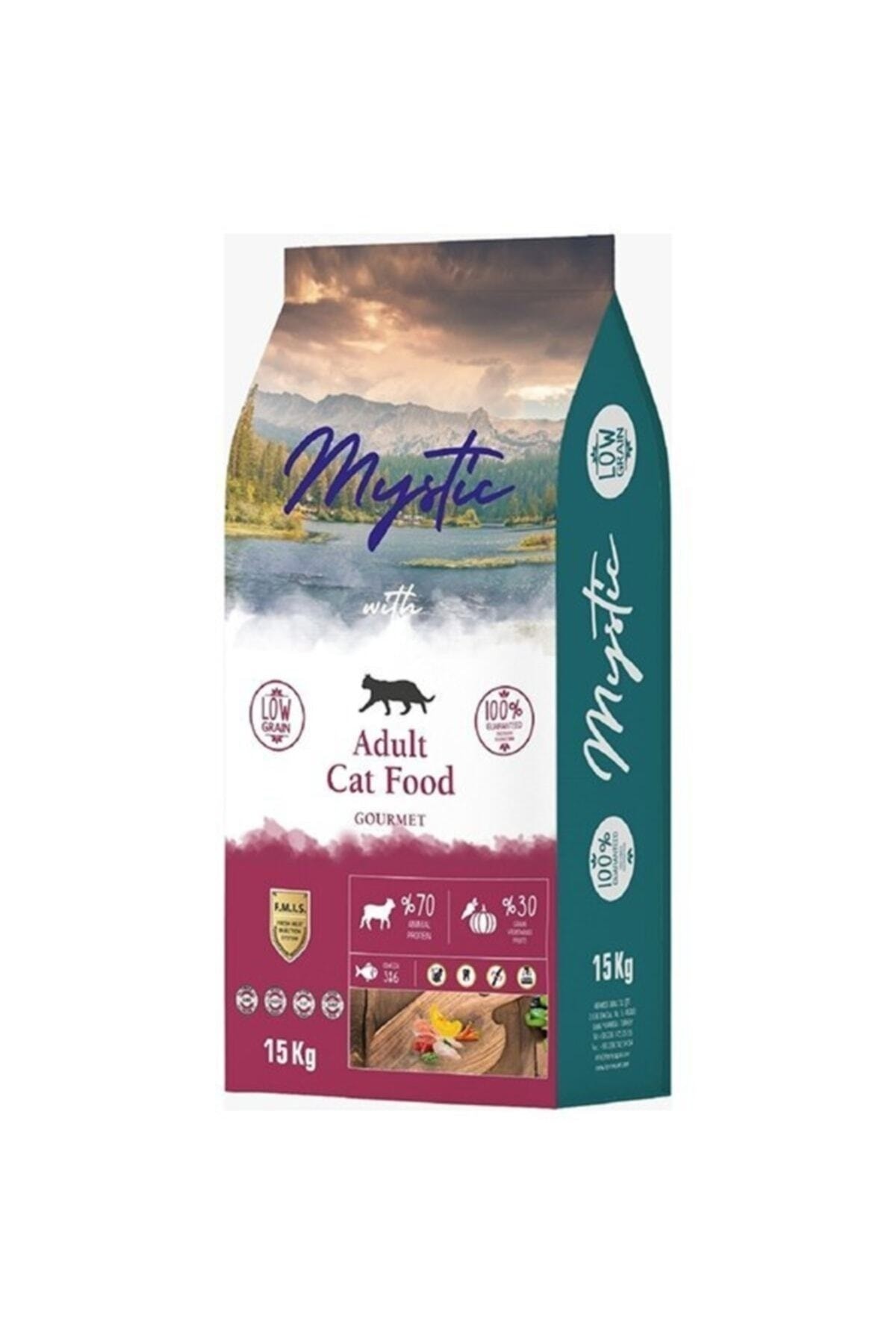 Mystic Az Tahıl Yetişkin Kedi Maması Gurme15 Kg