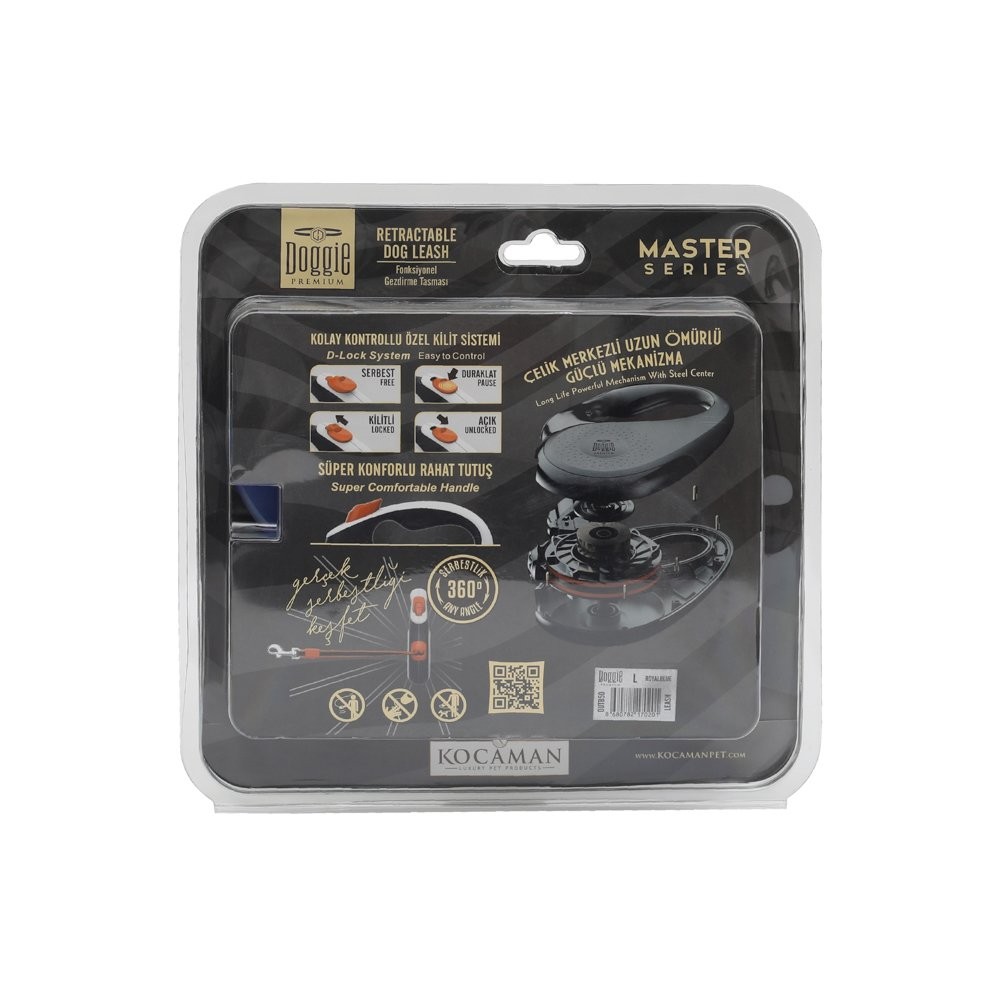DOGGİE OTM UZATMA TASMASI MASTER ROYALMAVİ 50KG/5MT