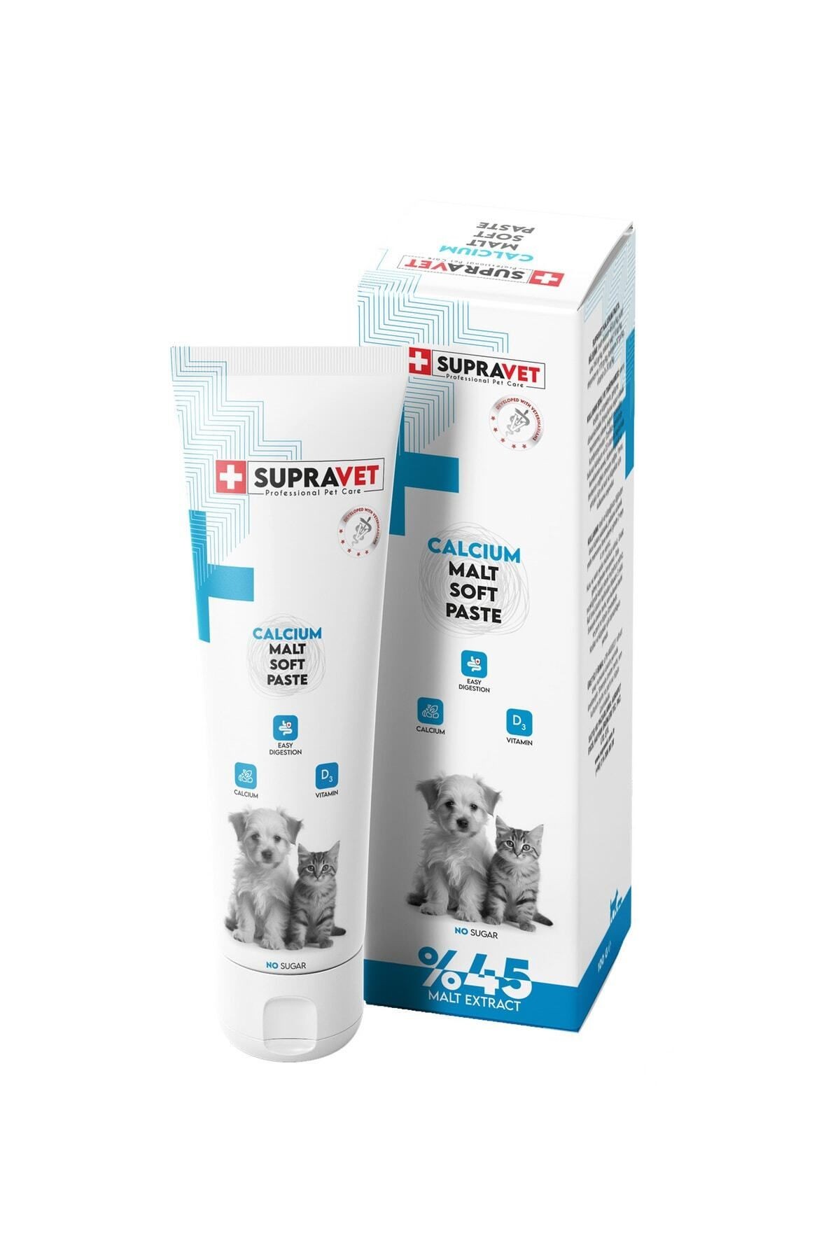 Supravet Calcium Kedi Köpek Kalsiyum Malt Paste 100 Gr