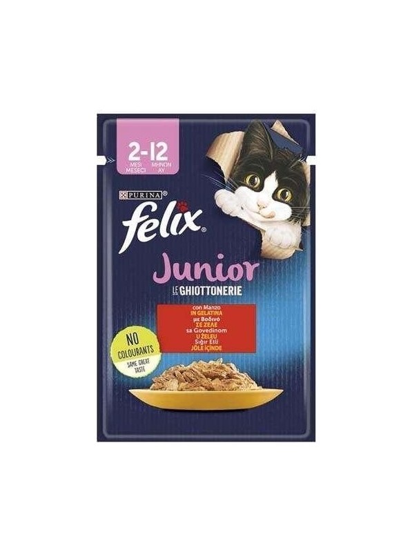 Felix Yavru Sığır Etli Kedi Yaş Mama 85 gr x 26 Adet
