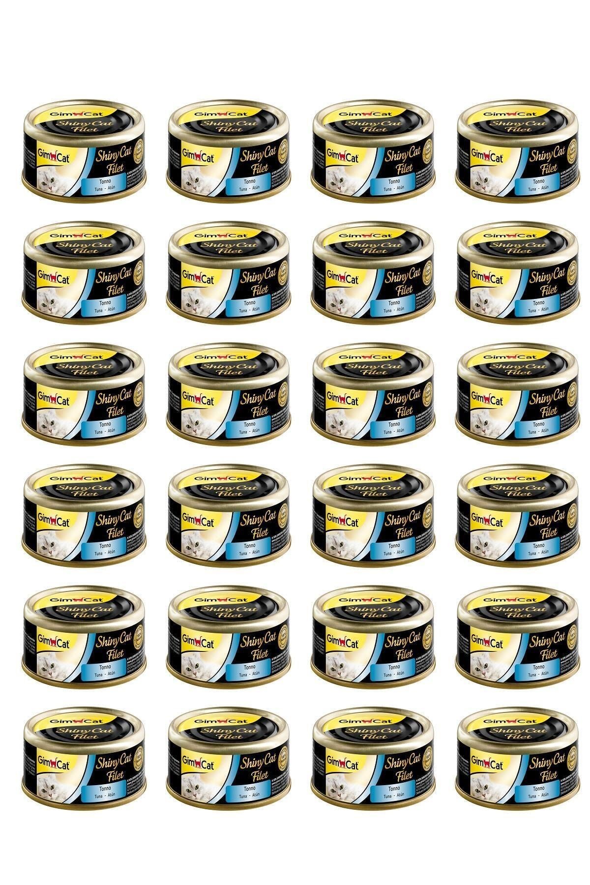 Gimcat Shinycat Tuna Balıklı Kıyılmış Fileto Kedi Maması 70 Gr X 24 Adet