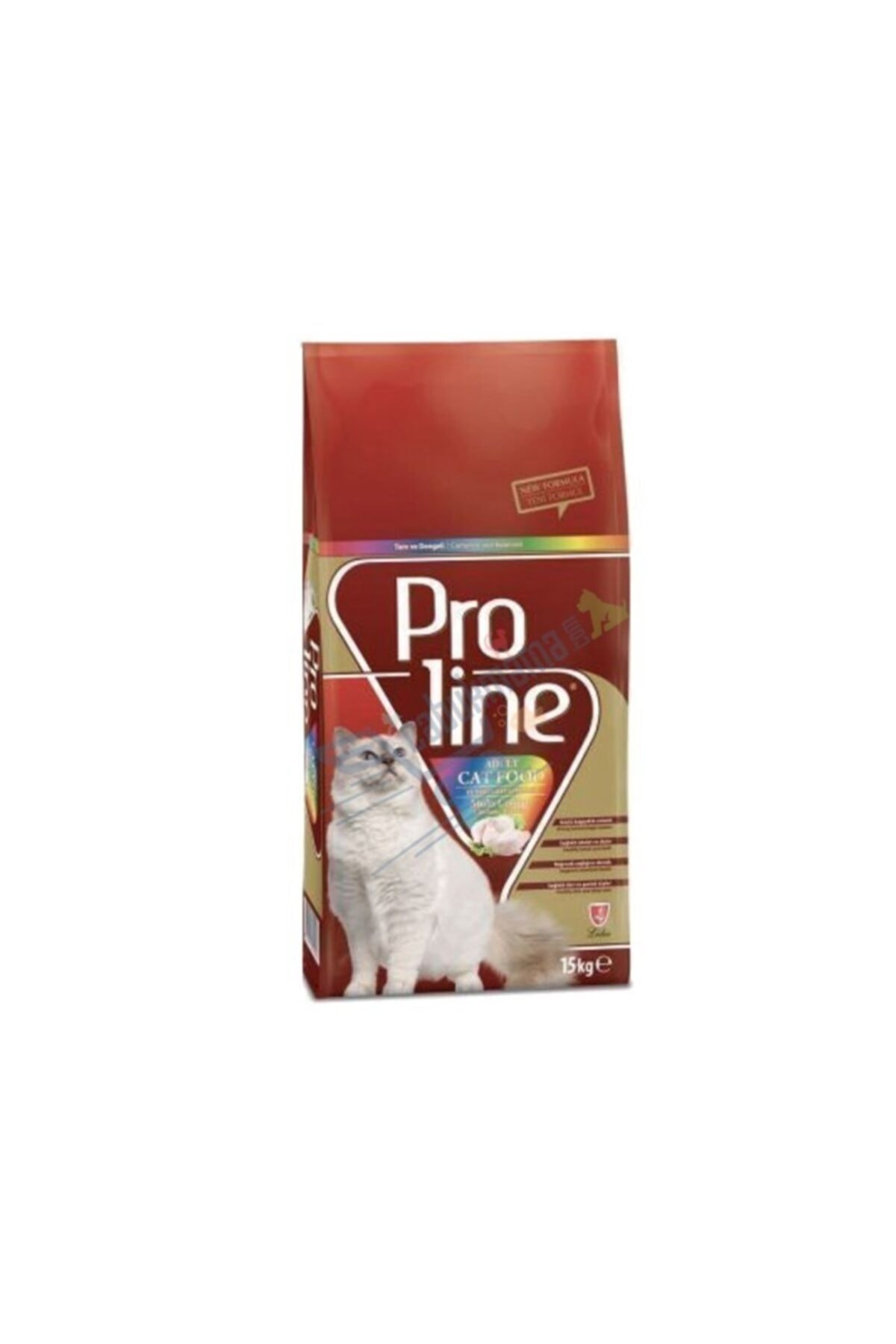 Proline Renkli Taneli Tavuklu Yetişkin Kuru Kedi Maması 15 Kg